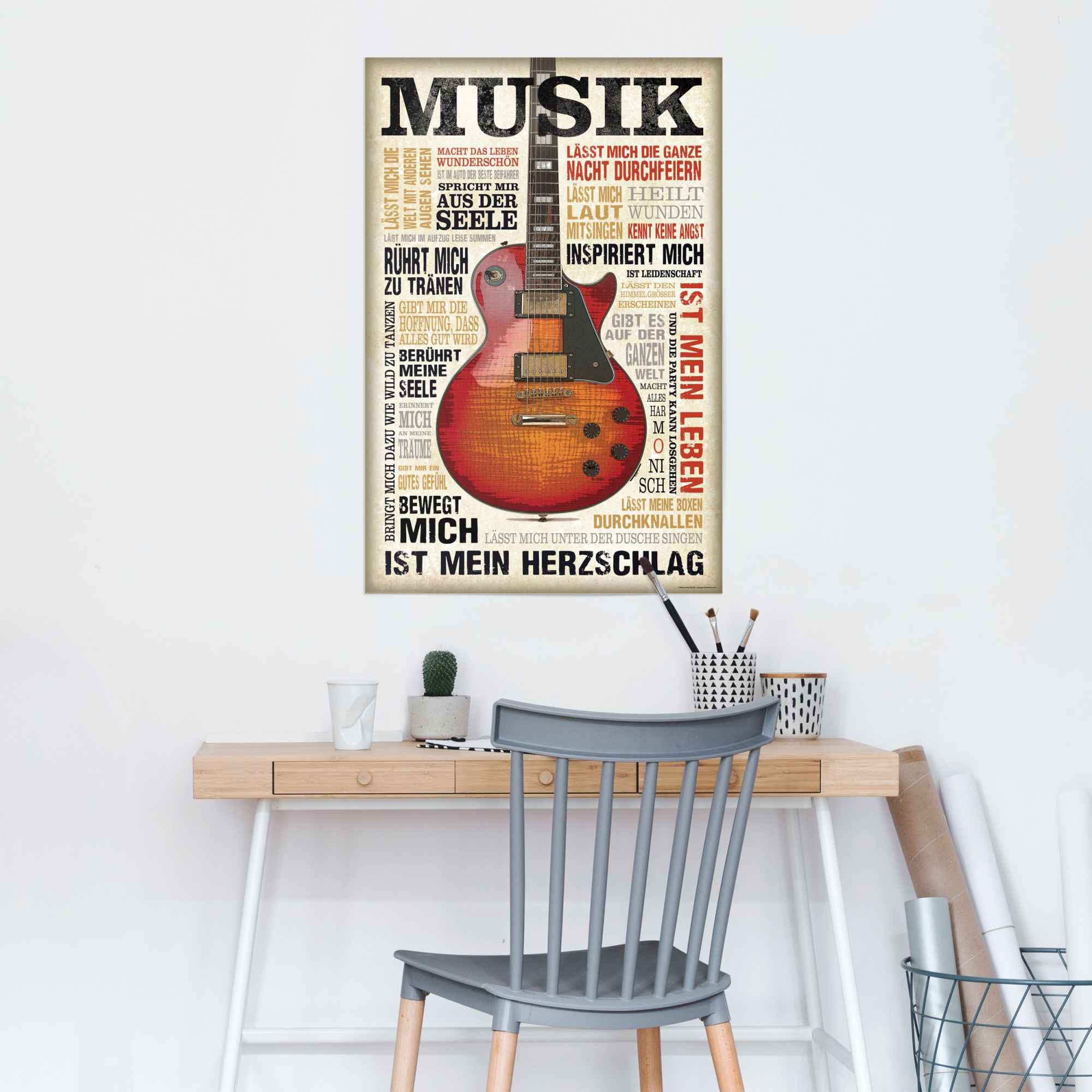 Reinders! Poster »Musik ist Leidenschaft«, (1 St.)
