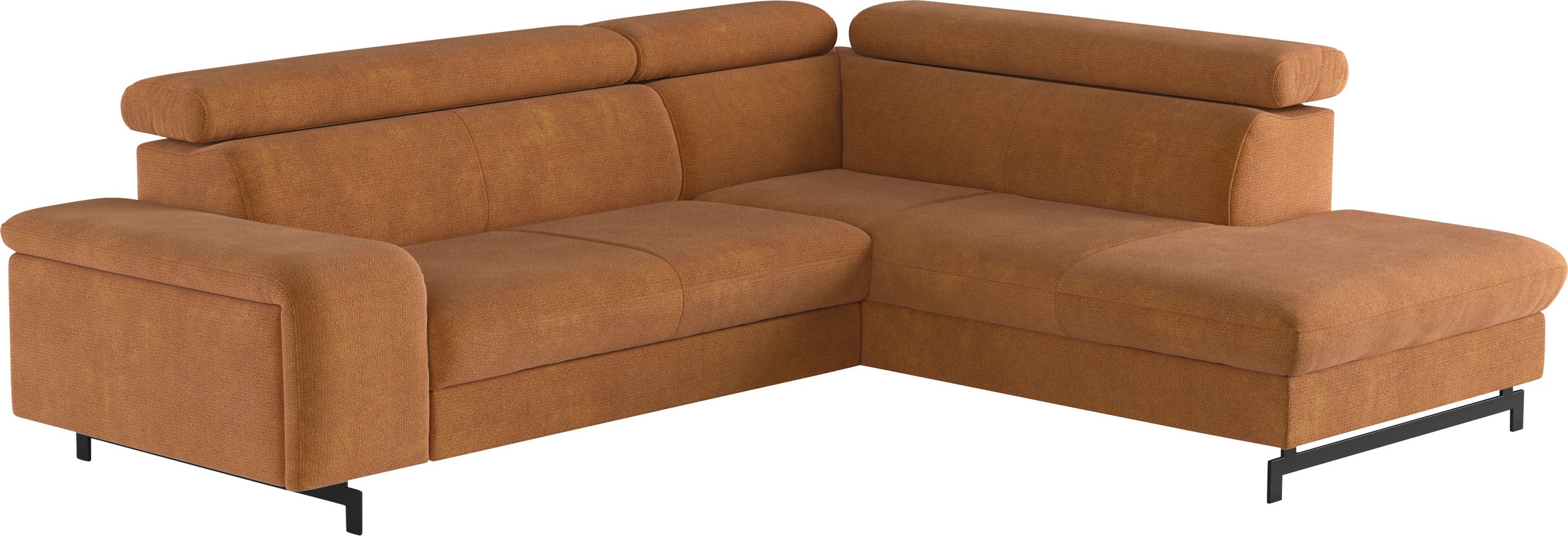 COTTA Ecksofa »Emma L-Form«, mit Kopfteilverstellung, wahlweise mit Bettfunktion & Bettkasten