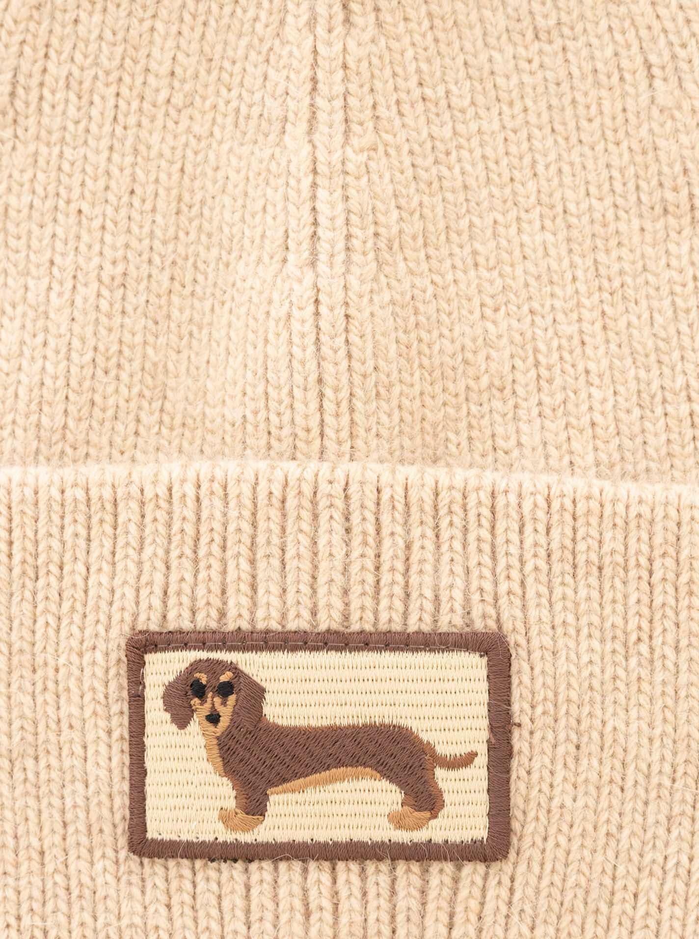 Zwillingsherz Beanie »"Dog Patch"« mit süßem Dackelmotiv und Wollanteil