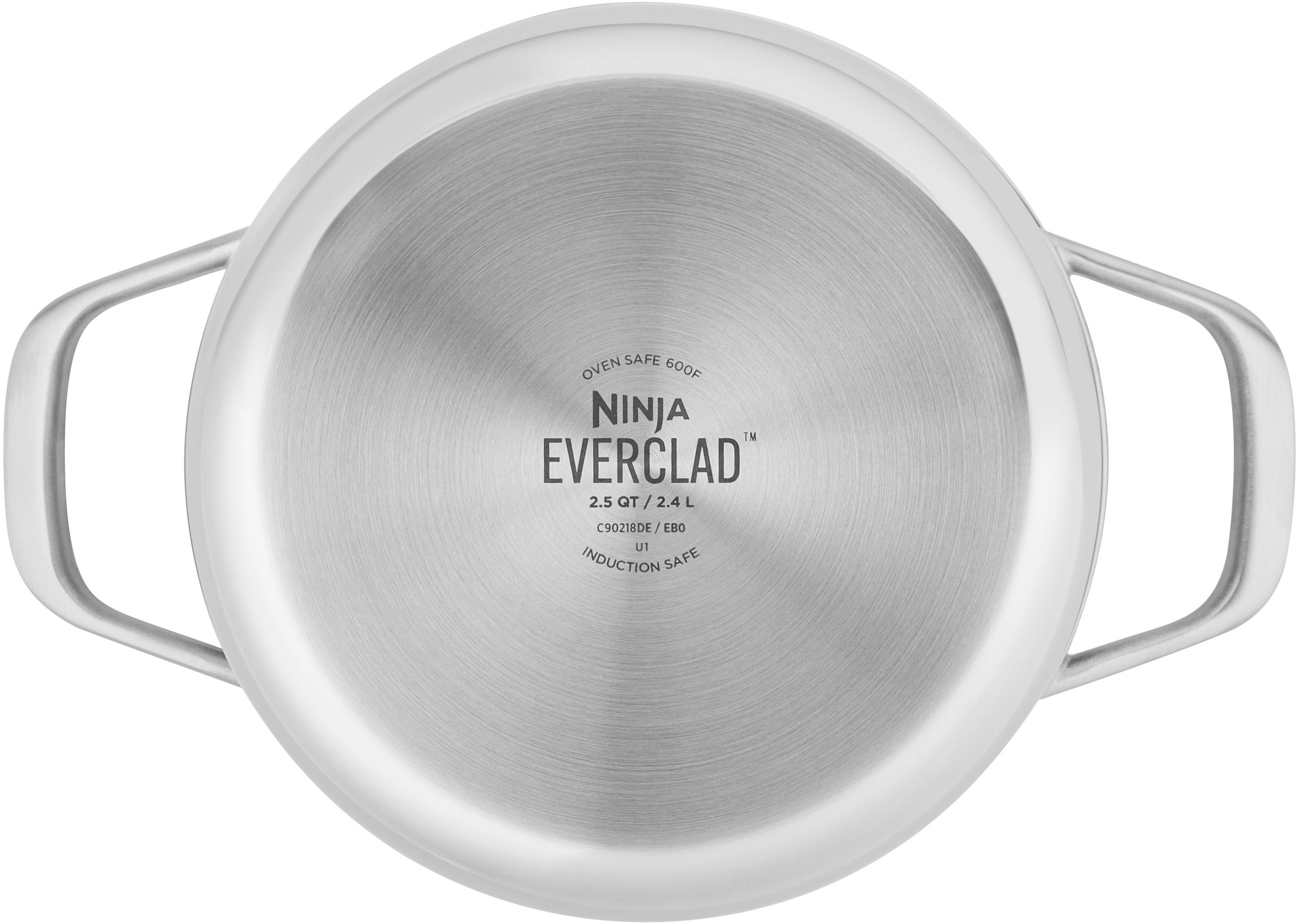 NINJA Kochtopf »Ninja EverClad Suppentopf aus Edelstahl C902DE«, Edelstahl, (1 tlg.), Entwickelt für den Einsatz unter schwierigsten Kochbedingungen