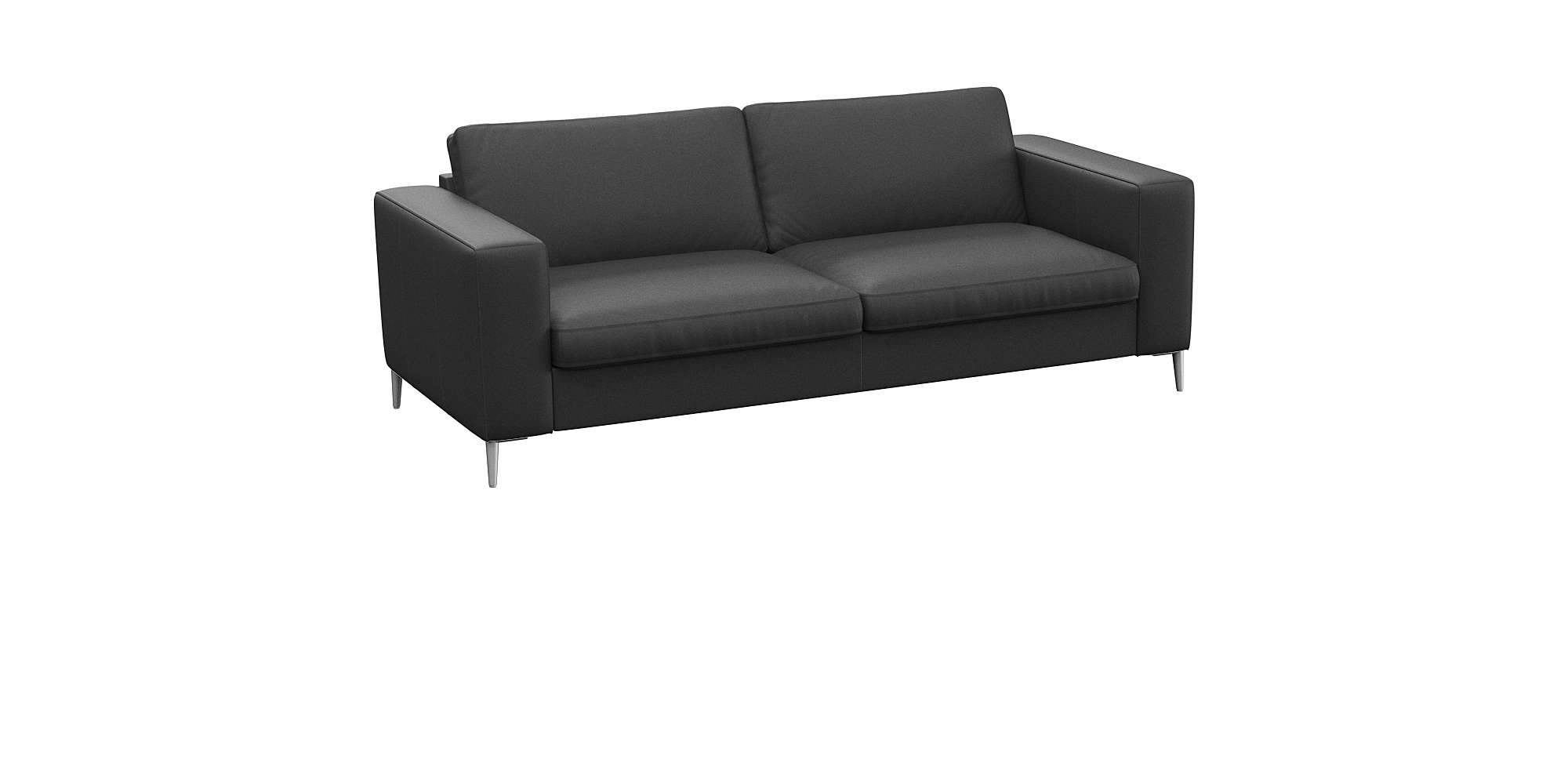 FLEXLUX 2,5-Sitzer »Fiore, super Sitzkomfort durch Kaltschaum im Sitz,«, breite Armlehnen, Füße Alu