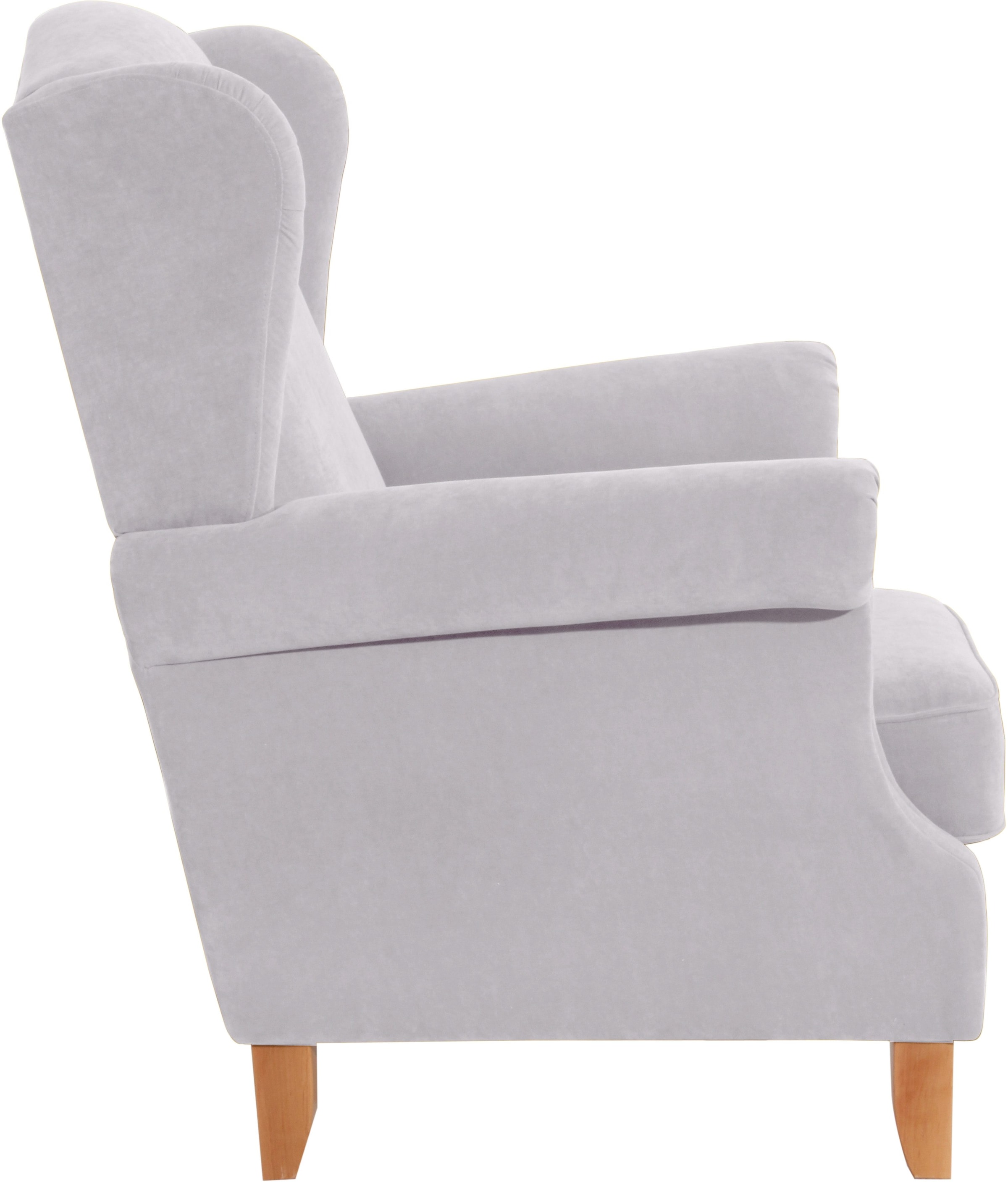 Max Winzer® Ohrensessel »Valentina, Hochlehnsessel, Retro und modern, geschwungenes Design«, bequemer Ohrensessel als Solitärsessel in aktuellen Farben