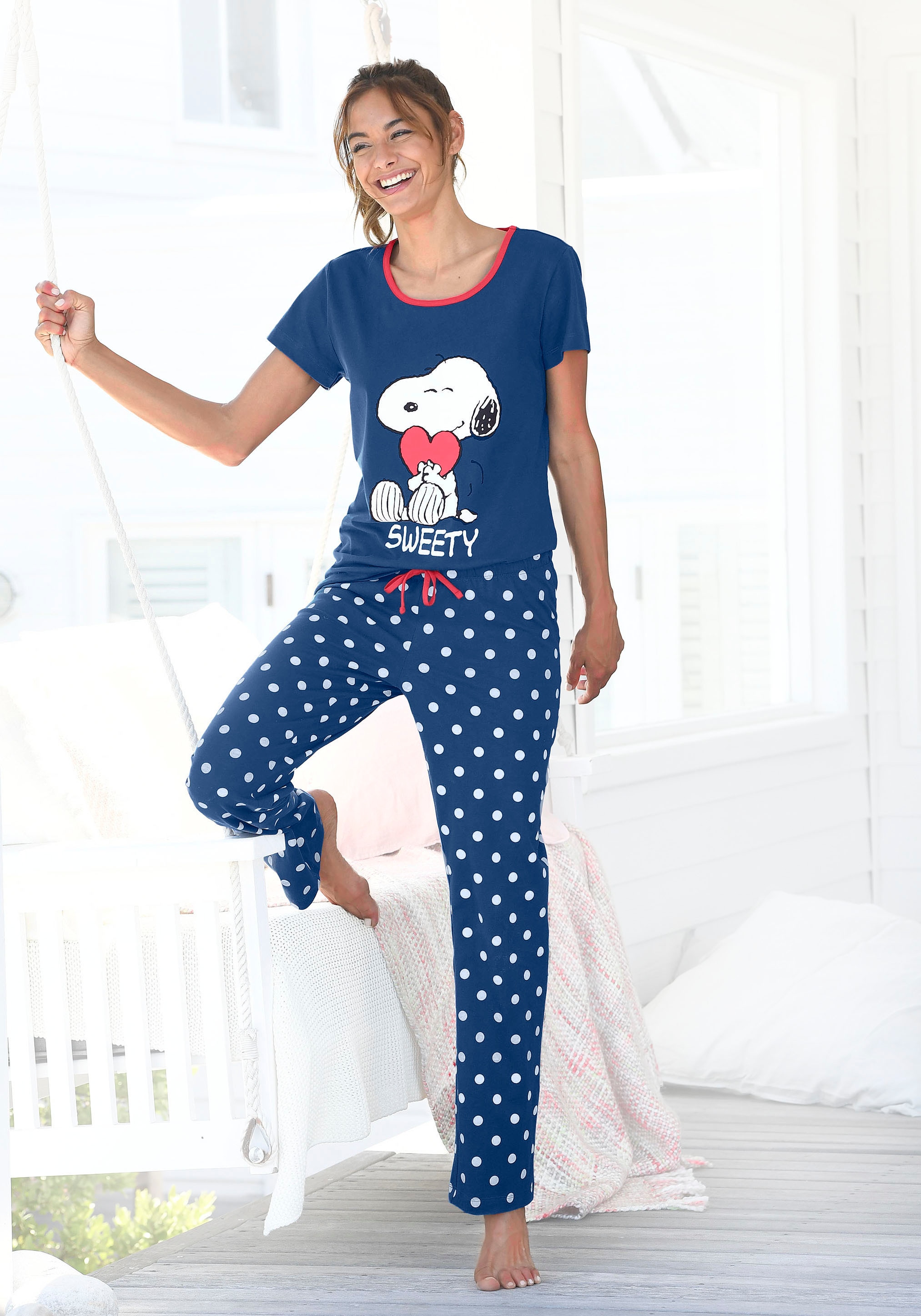 Damen Pyjamas - aktuelle Modetrends jetzt online kaufen | Pyjama-Sets