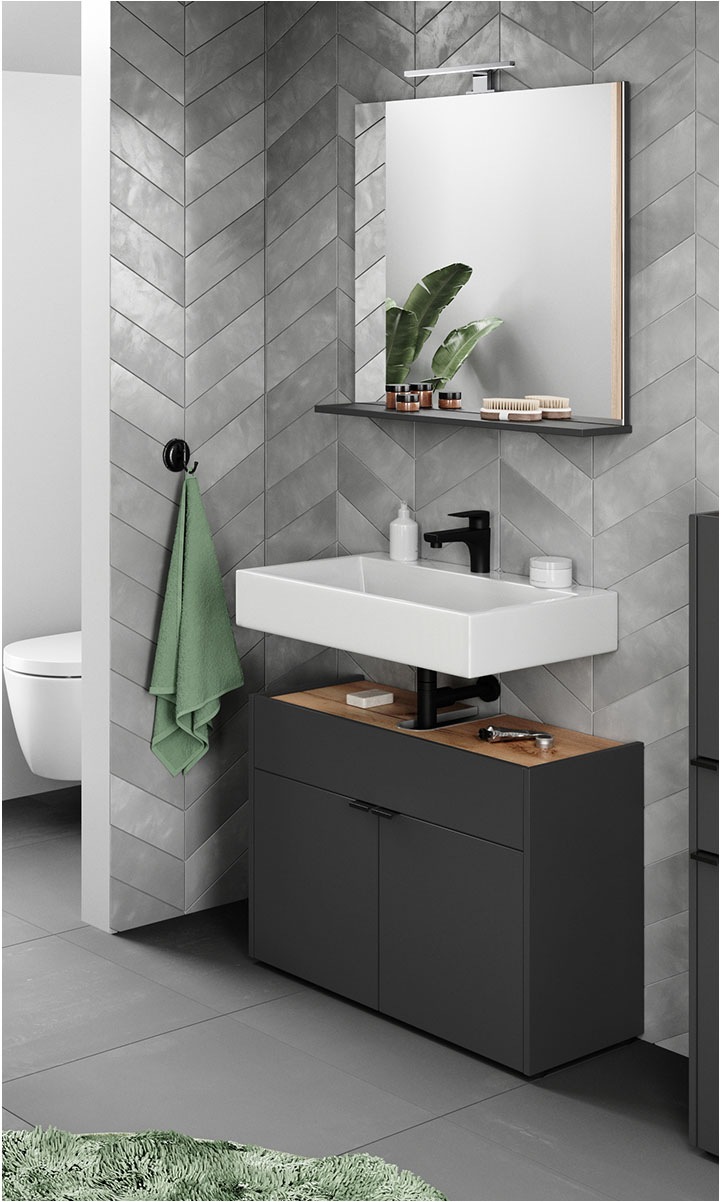 GERMANIA Badmöbel-Set "Ameca", (2 St.), Badezimmer-Set bestehend aus Waschb günstig online kaufen