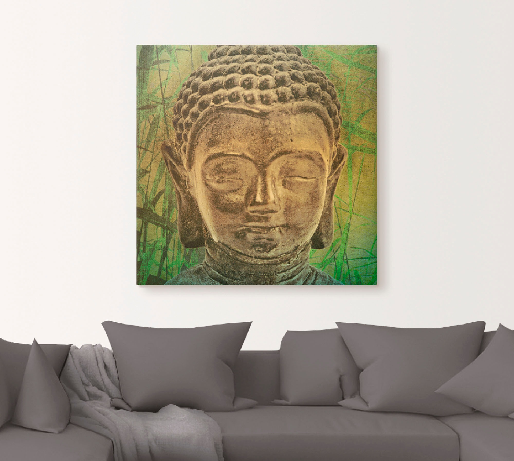 Artland Wandbild »Buddha II«, Religion, (1 St.), als Leinwandbild, Poster i günstig online kaufen