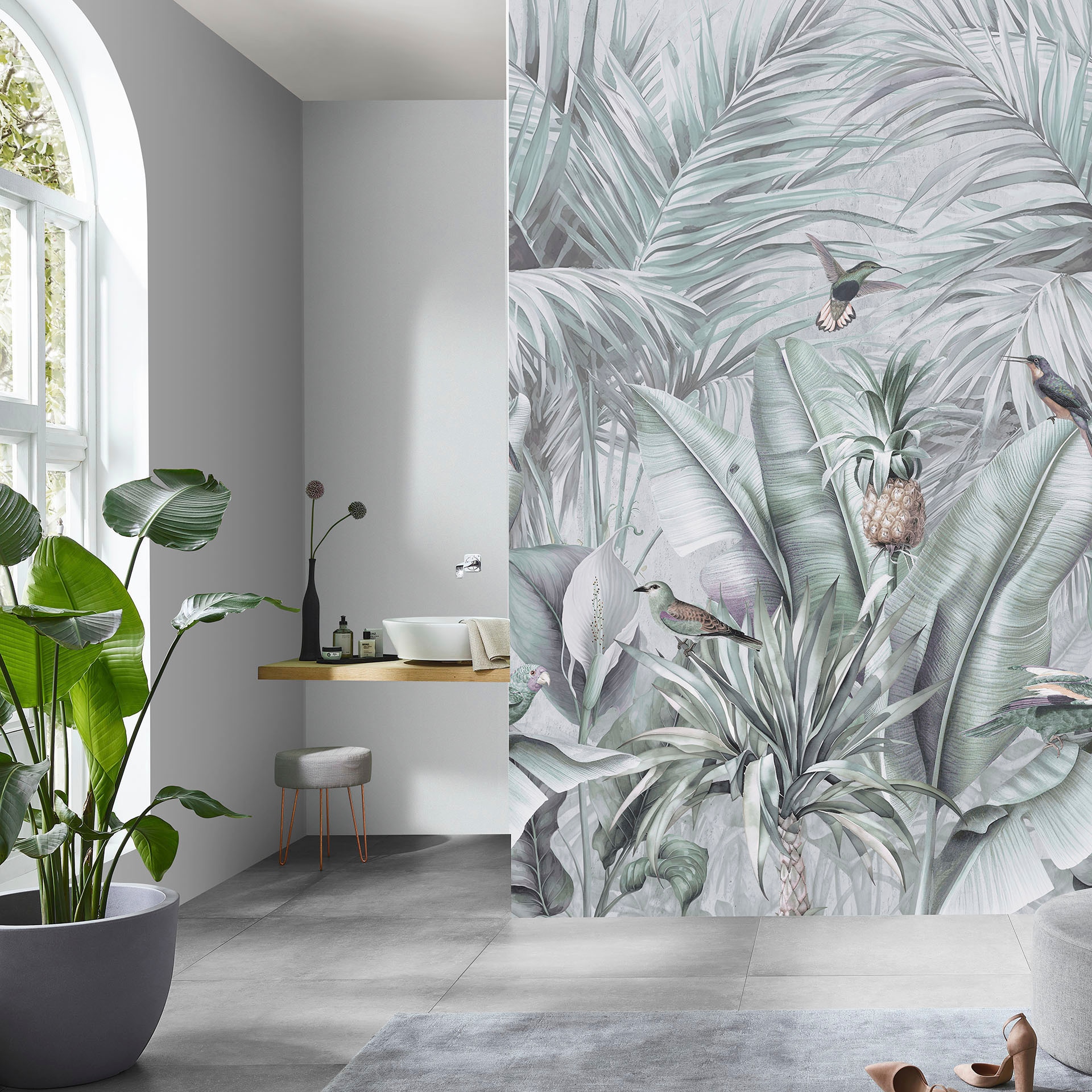 Fashion for walls Fototapete »Ayana« floral glatt Phthalate frei