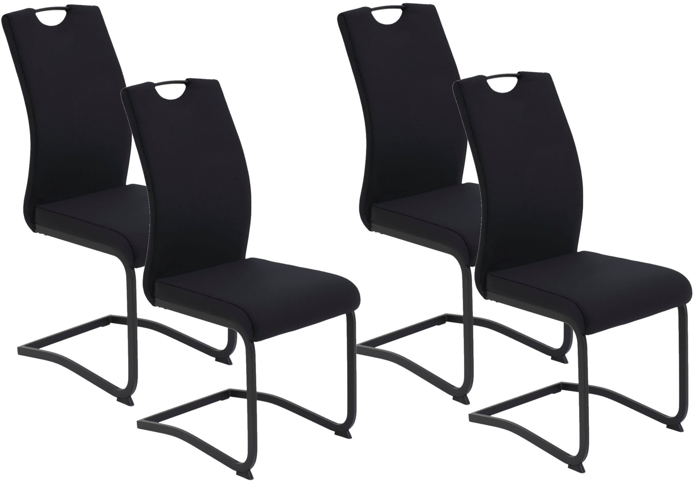 HELA Freischwinger »RIGA II« (Set) 4 Stk.Freischwinger,Vierkantrohrgestell, günstig online kaufen