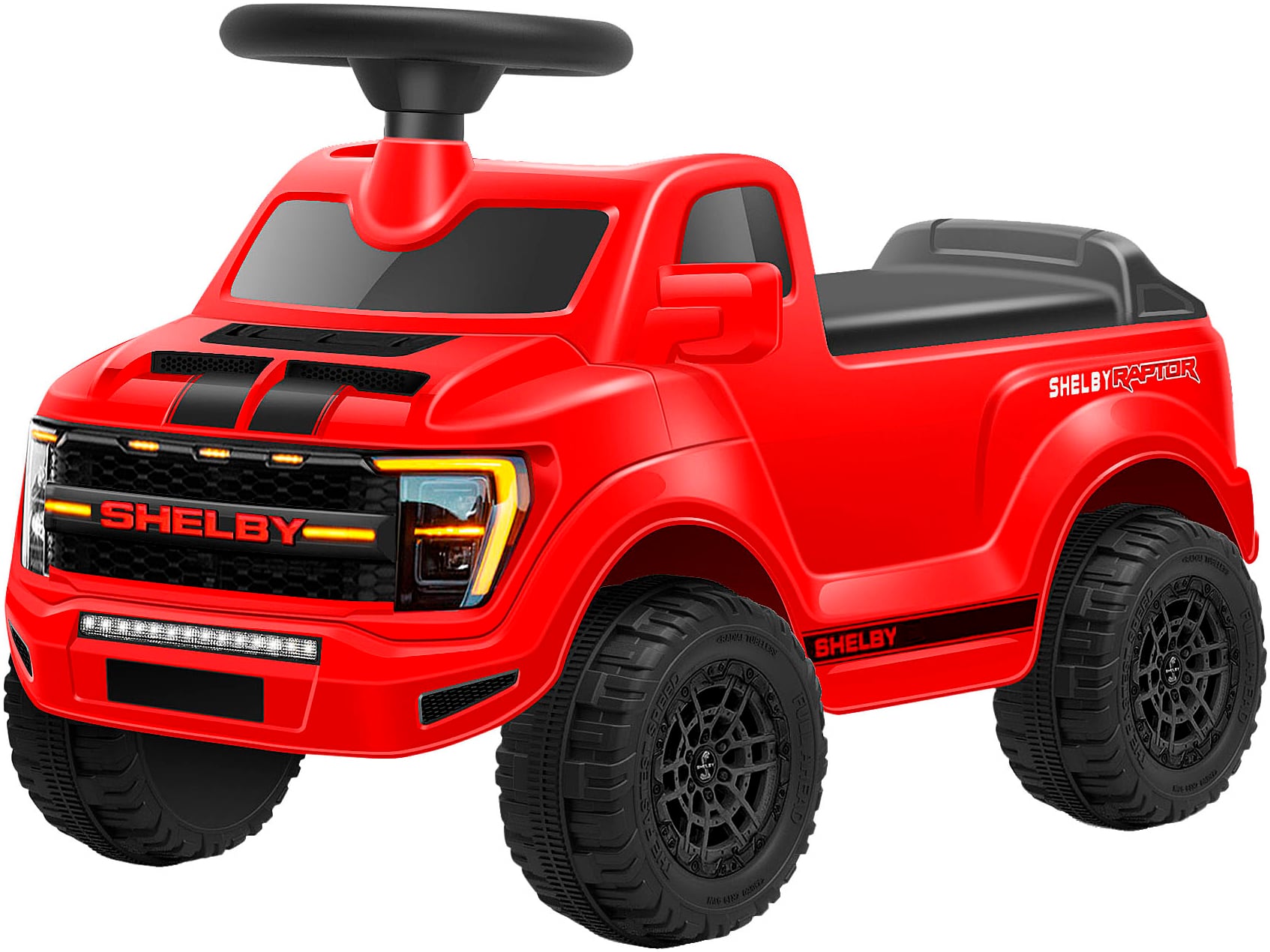 Jamara Rutscherauto »Shelby Ford F-150 Raptor mit Anhänger« mit Soundeffekten