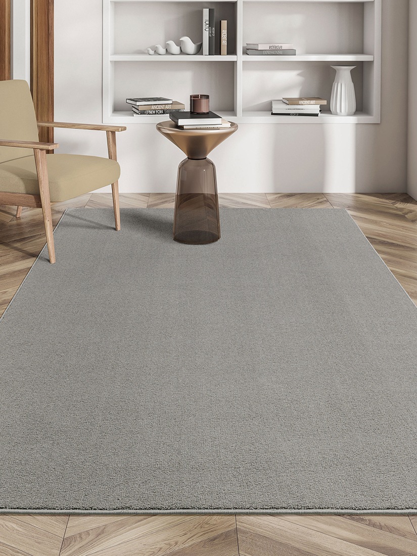 the carpet Teppich »Suez«, rechteckig, 14 mm Höhe, weicher Wohnzimmer Teppich Anti-Rutsch Rücken