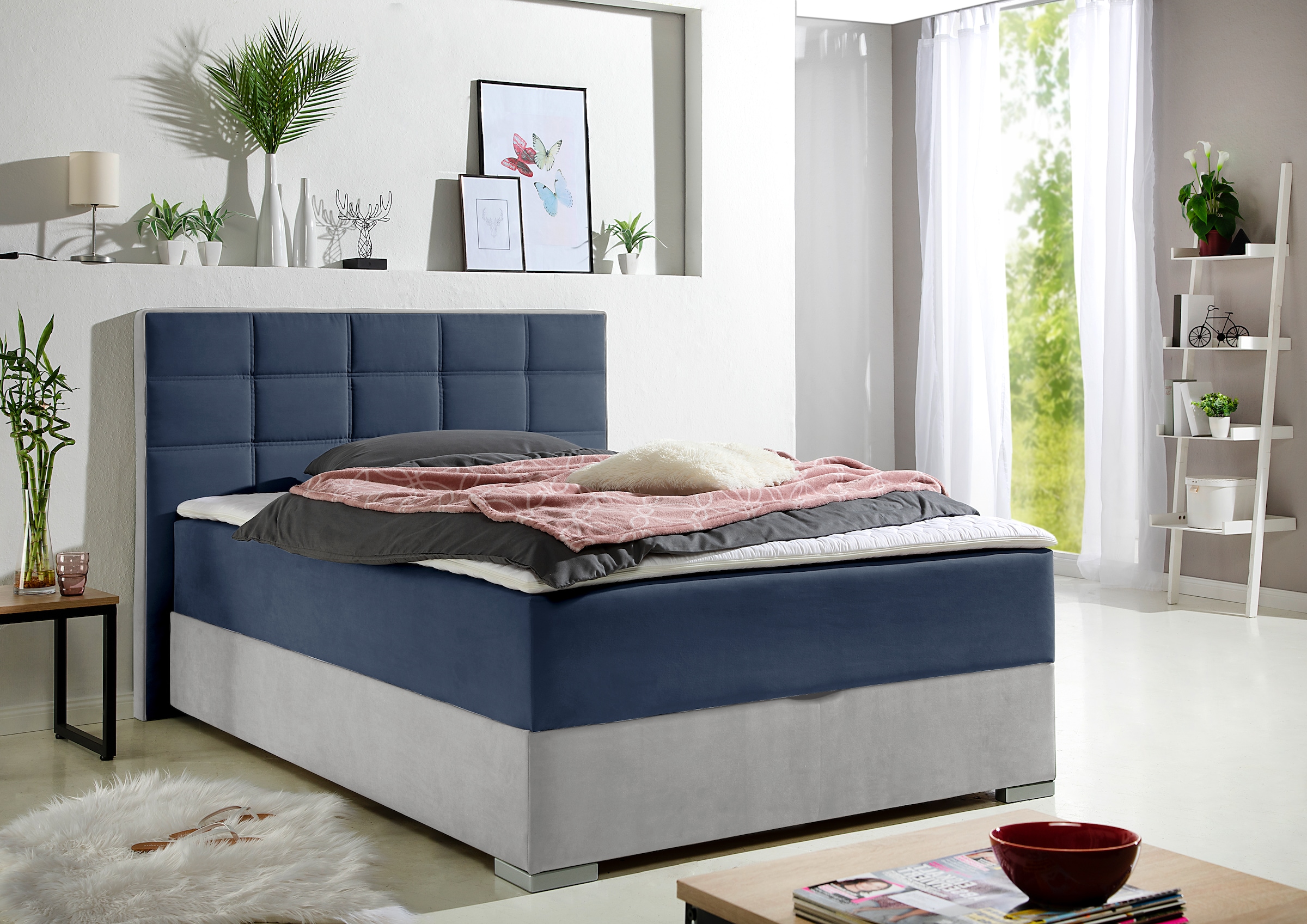 Maintal Boxspringbett, mit Bettkasten und Topper günstig online kaufen