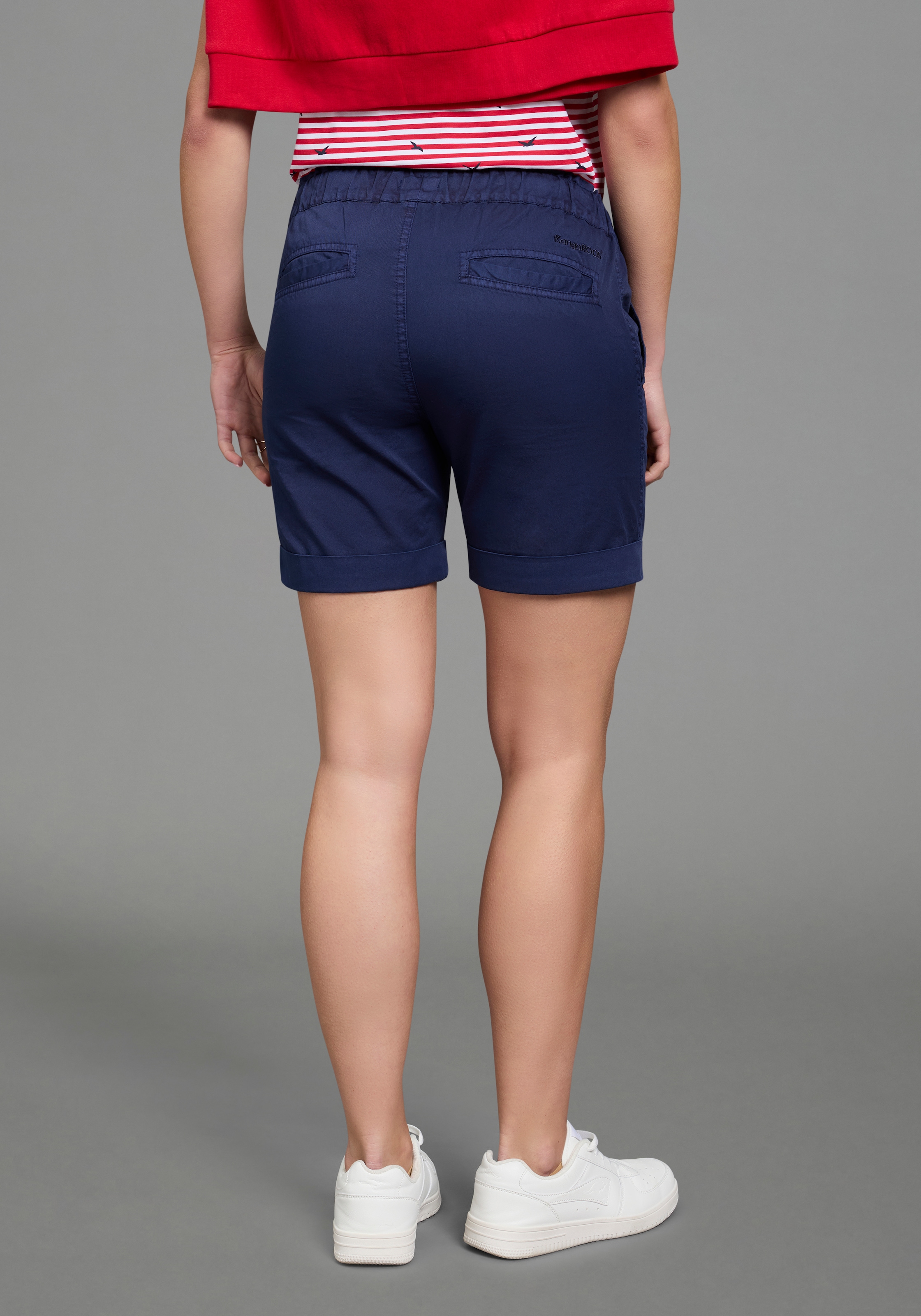 KangaROOS Shorts  gerades Bein, mit vier Taschen, elastischer Bund mit Kordelzug