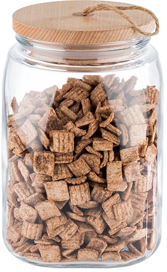 APS Vorratsglas »Woody« 1 Stk. tlg. vielseitig einsetzbar für Kekse, Zucker günstig online kaufen