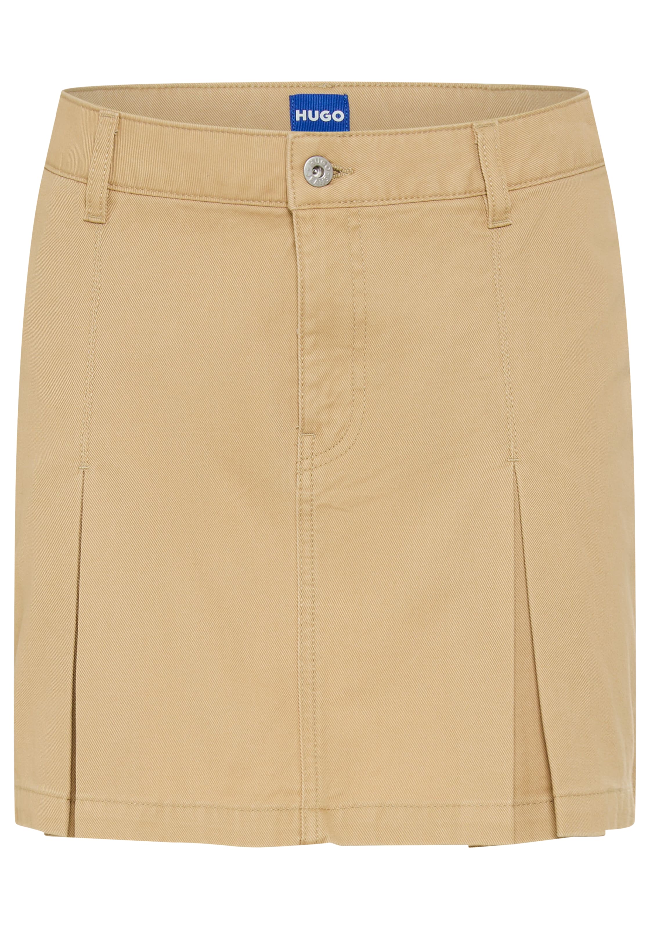 HUGO Minirock »Rundale« mit Falten, Mid Waist