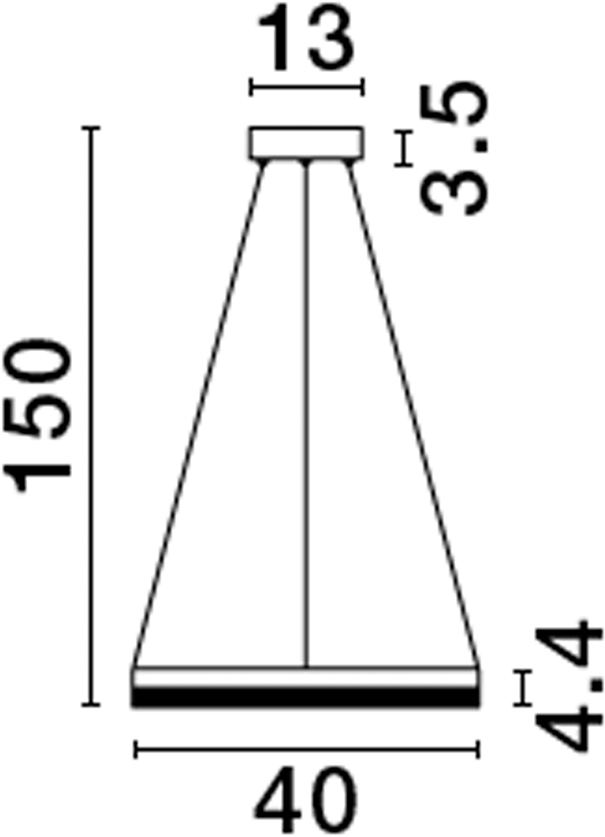Nova Luce LED-Hängeleuchte »ADRIA« LED-Modul 1 Stk. Warmweiß