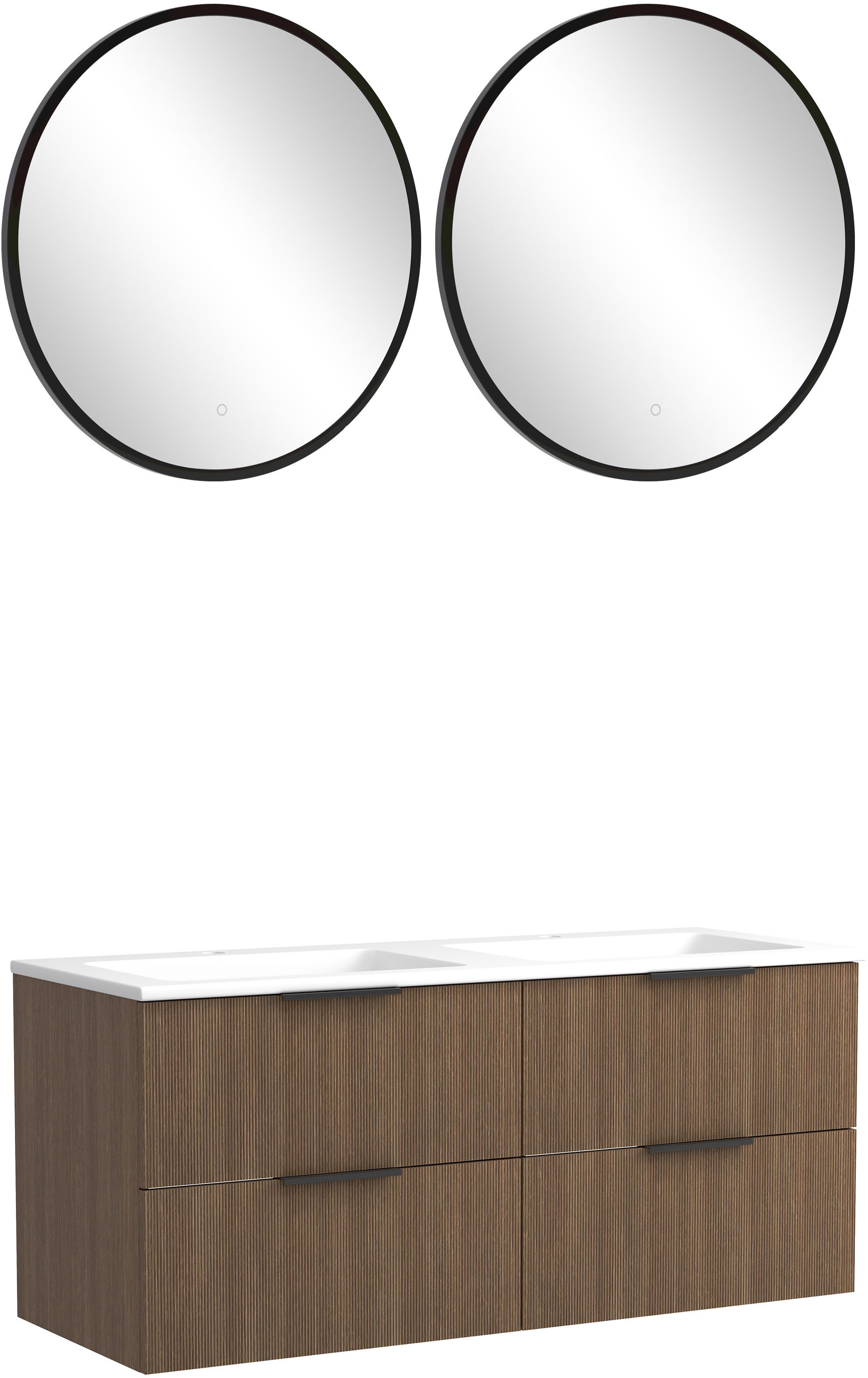 welltime Badmöbel-Set »Welltime, York Waschtisch-Set 120 cm, weißes oder sc günstig online kaufen