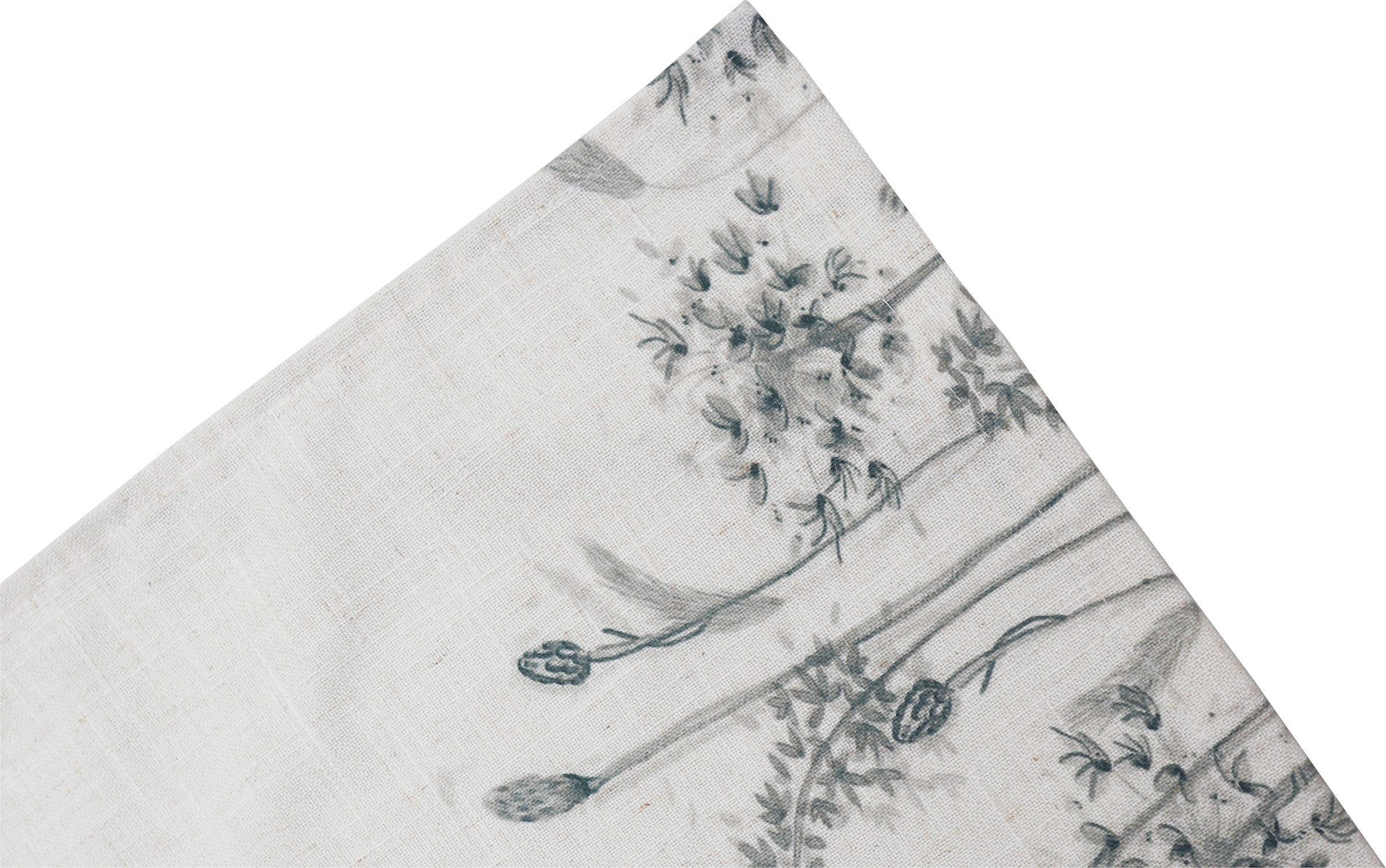 OTTO home Scheibengardine »Yllner« Stangendurchzug 1 Stk. tlg. Leinen-Look, florales Motiv, verschiedene Größen