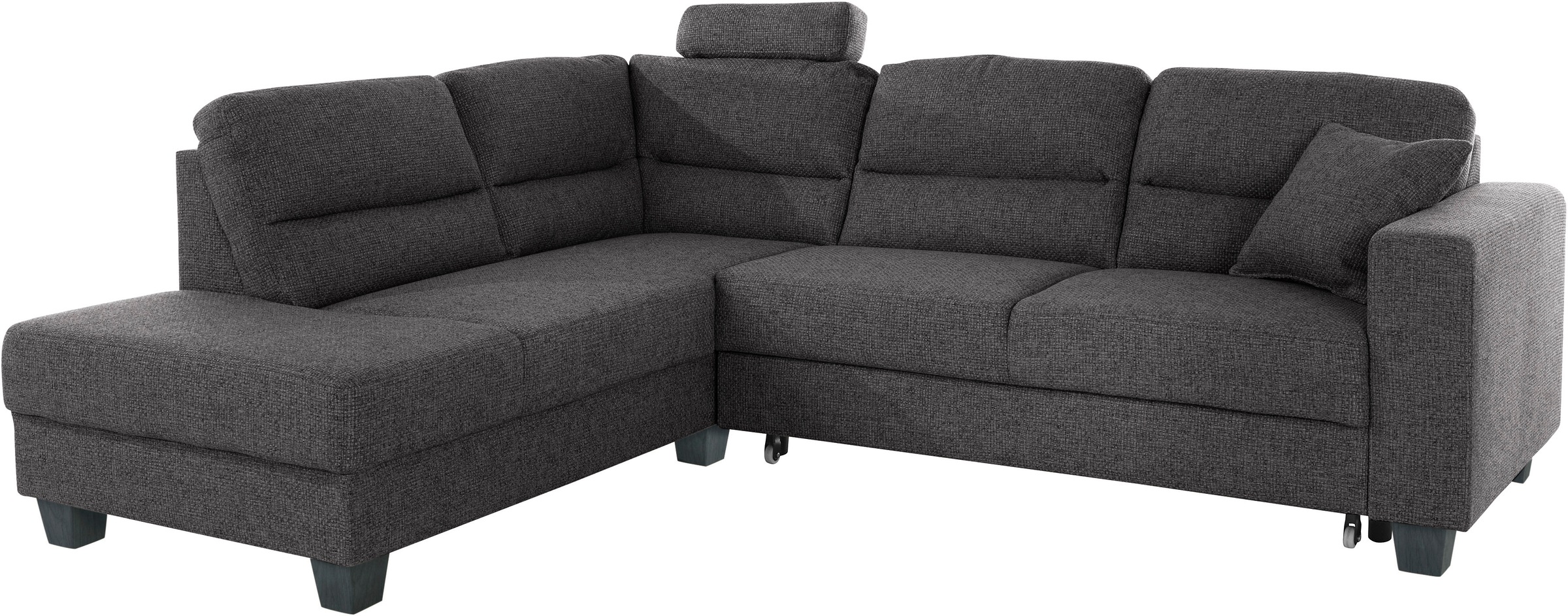 TRENDMANUFAKTUR Ecksofa »Chamber, zeitlos und modern, hoher Sitzkomfort, L-Form«, wahlweise mit Schlaffunktion