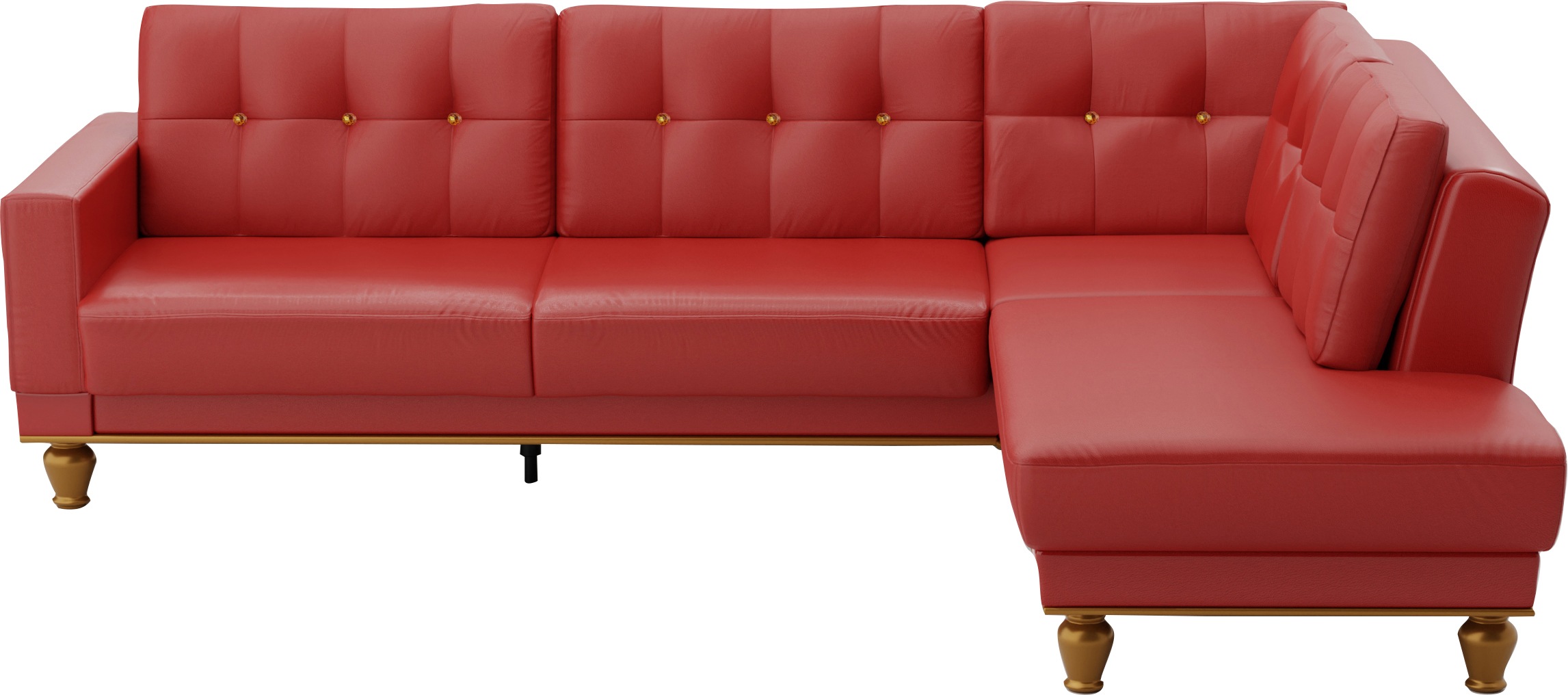 sit&more Ecksofa »Orient 5 L-Form«, mit Strass-Stein, wahlweise mit Bettfunktion und Bettkasten