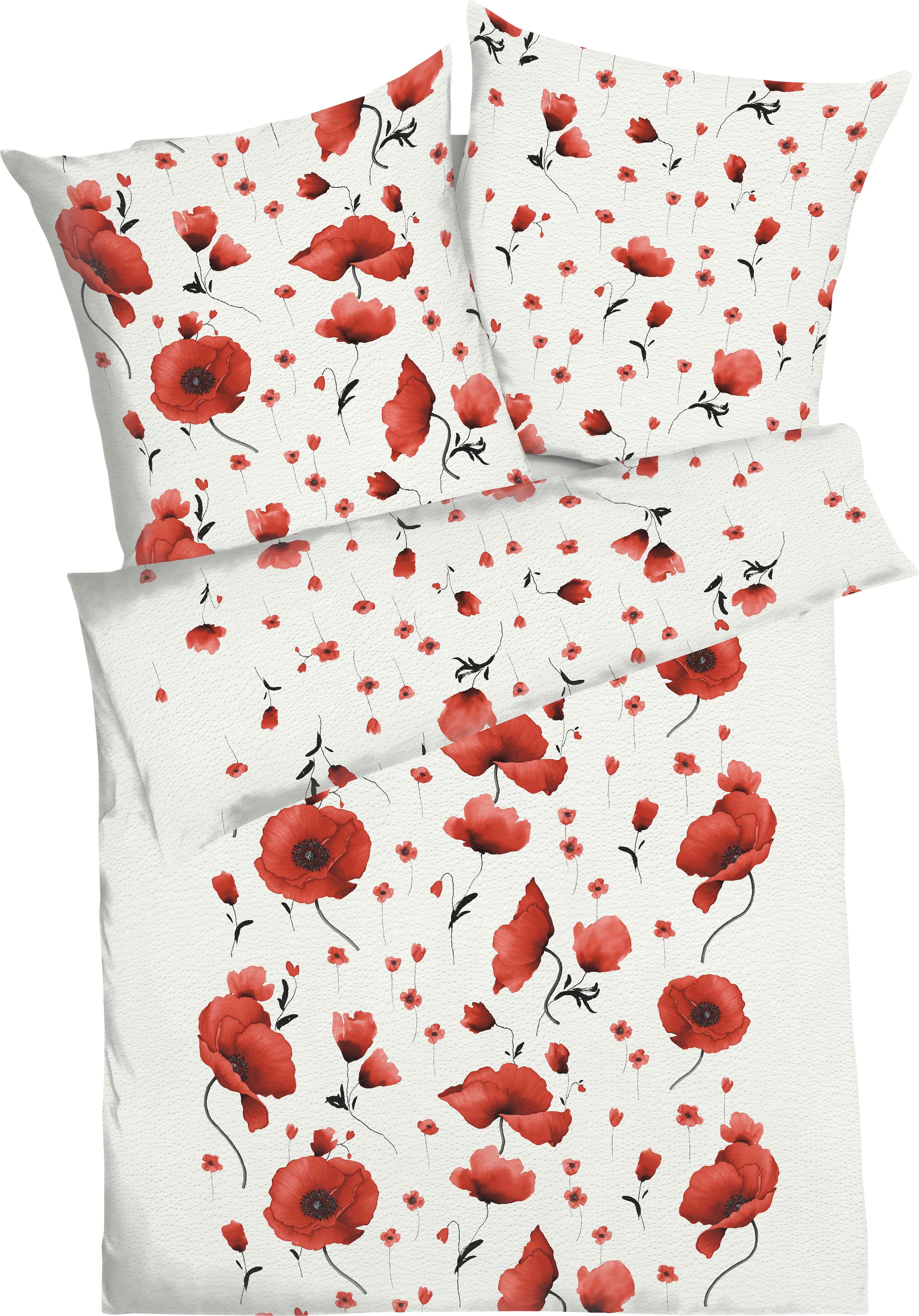 Kaeppel Bettwäsche »Scarlett Poppies«, mit großen Mohnblumen günstig online kaufen