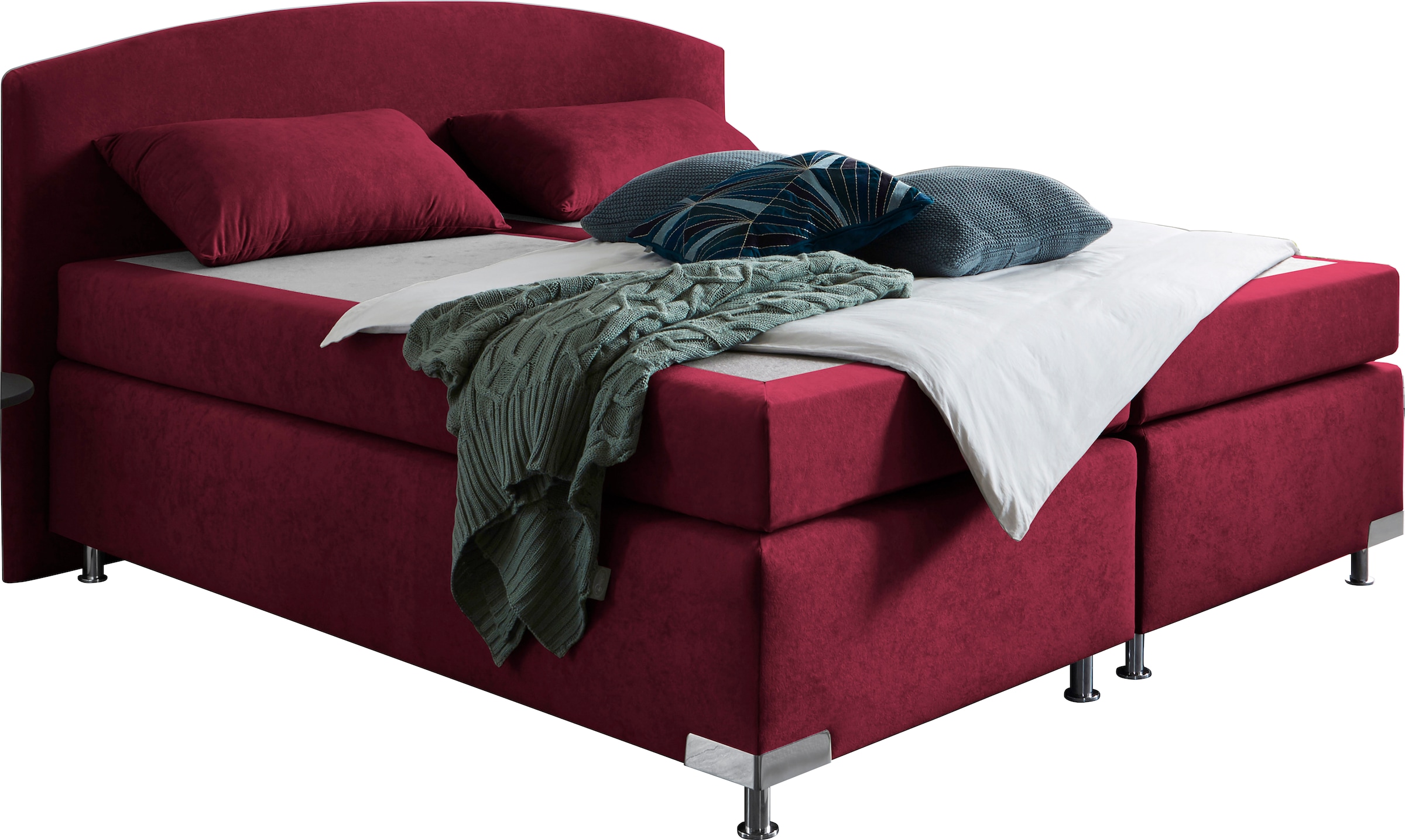 Westfalia Schlafkomfort Boxspringbett »Amsterdam«, (Optional mit Topper)