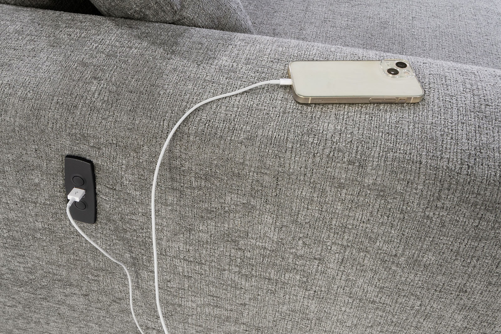 Jockenhöfer Gruppe Ecksofa »Slider, L-Form, 140kg Belastbarkeit je Sitzplatz«, elektromotorische Sitztiefenverstellung,USB-Ladeports,mit Kopfstützen