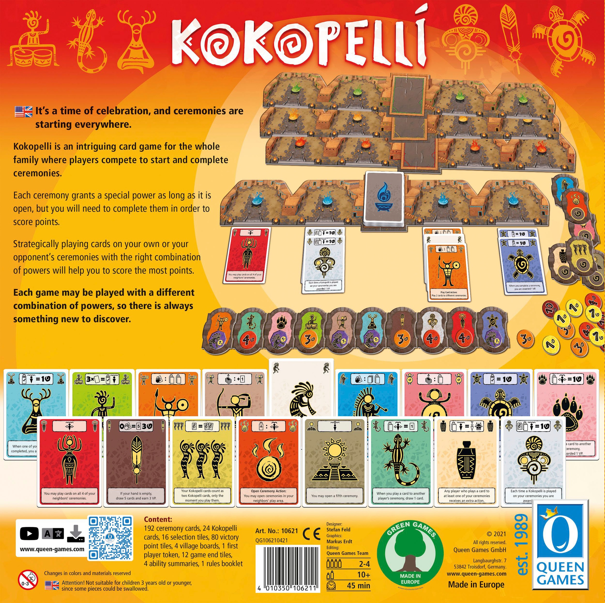 Queen Games Spiel »Kokopelli US«, Made in Germany