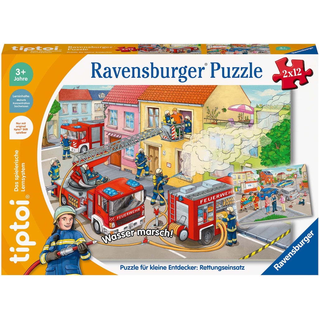 Ravensburger Puzzle »tiptoi® Puzzle für kleine Entdecker: Rettungseinsatz«