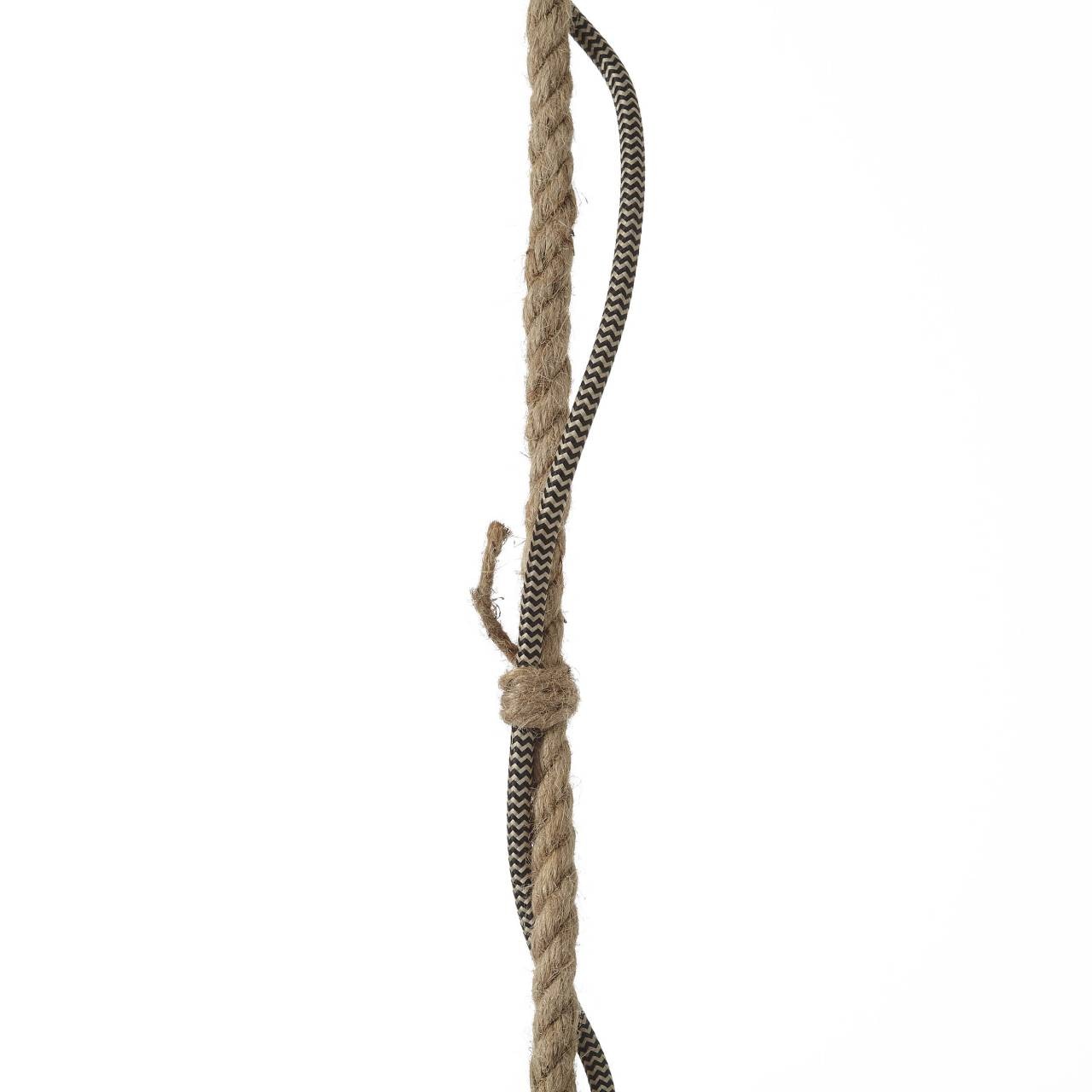 Brilliant Pendelleuchte »Narcy« E27 1 Stk. Hängelampe 3flg burned steel/holz