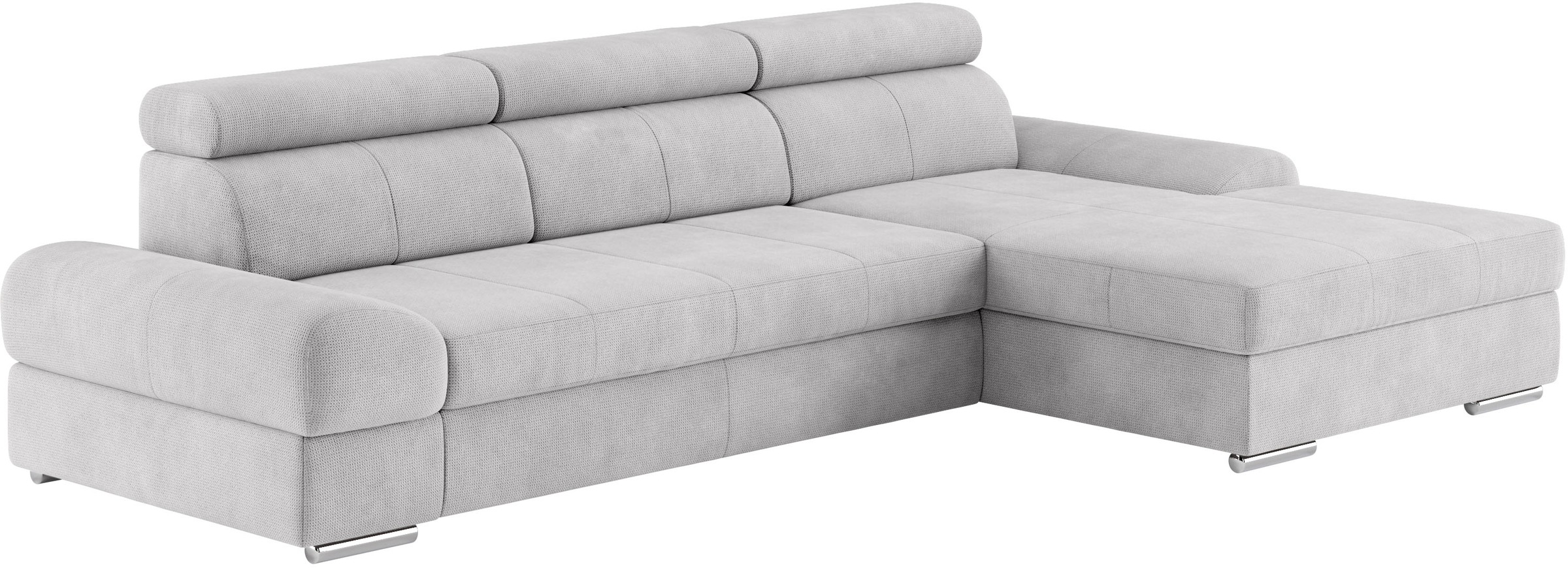 sit&more Ecksofa »Broadway L-Form«, inklusive Kopfteilverstellung, wahlweise mit Bettfunktion