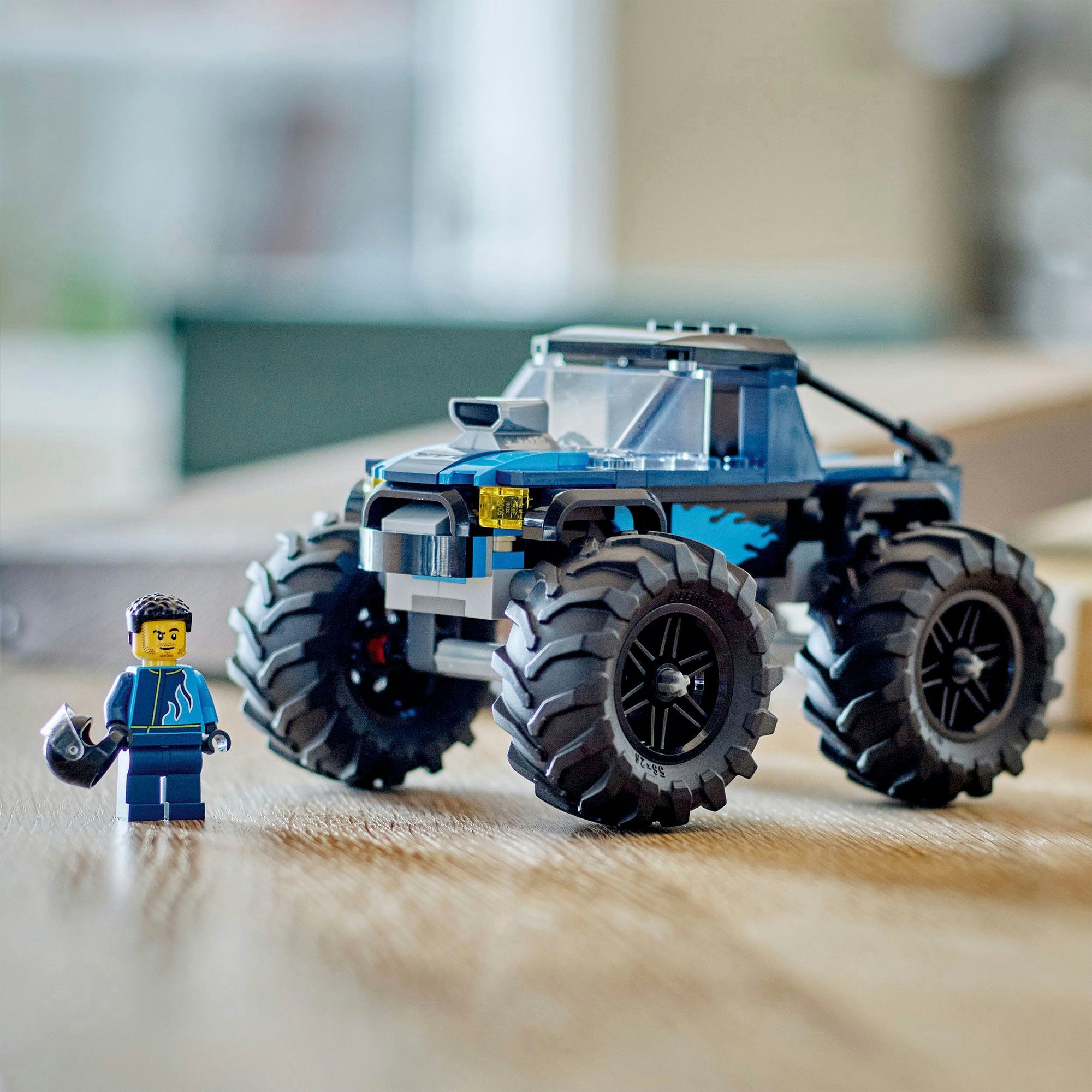 LEGO® Konstruktionsspielsteine »Blauer Monstertruck (60402), LEGO City«, (148 St.), Made in Europe
