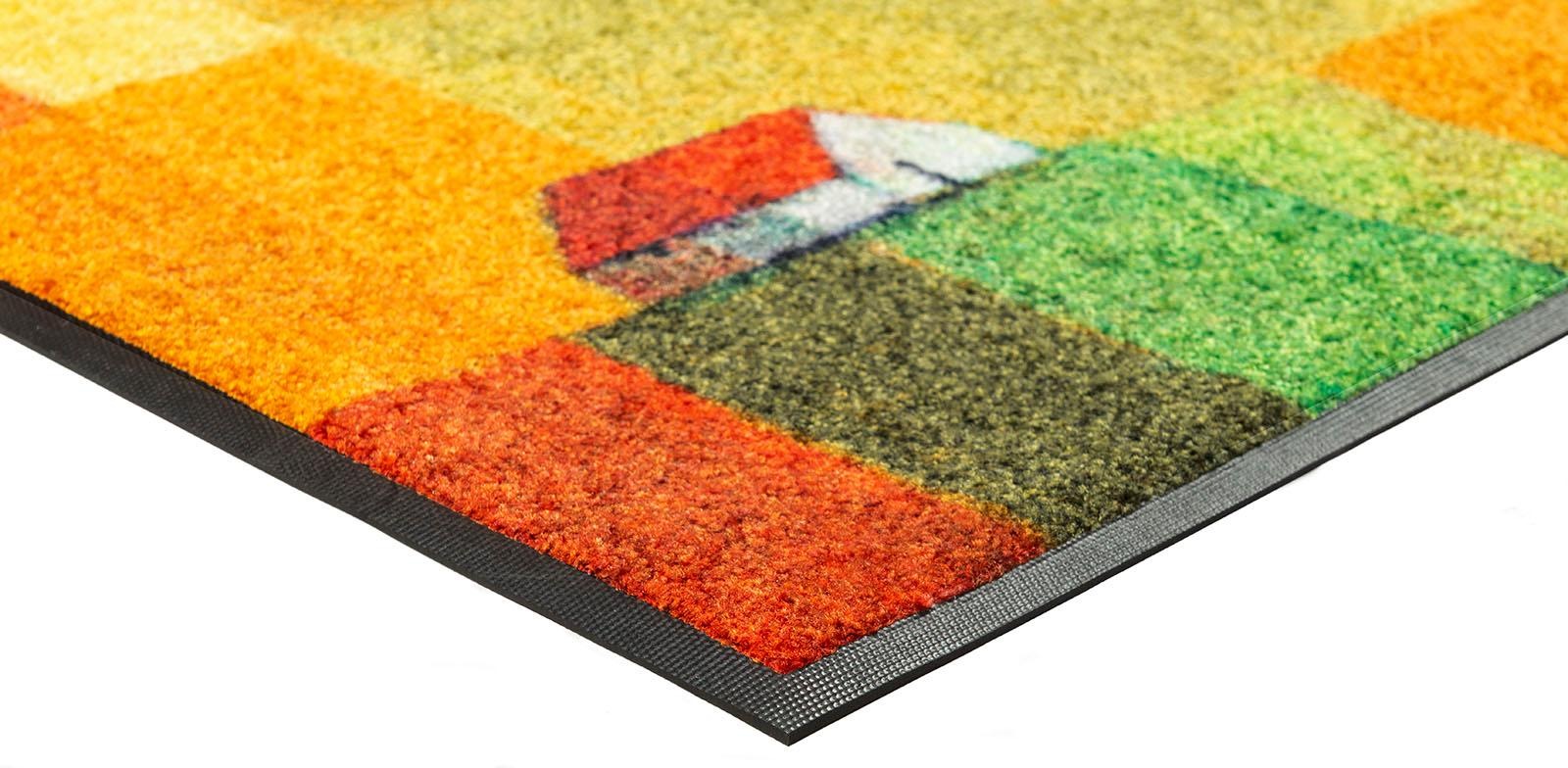 wash+dry by Kleen-Tex Teppich »Meadow Lands«, rechteckig, 7 mm Höhe, rutschhemmend, waschbar, Wohnzimmer
