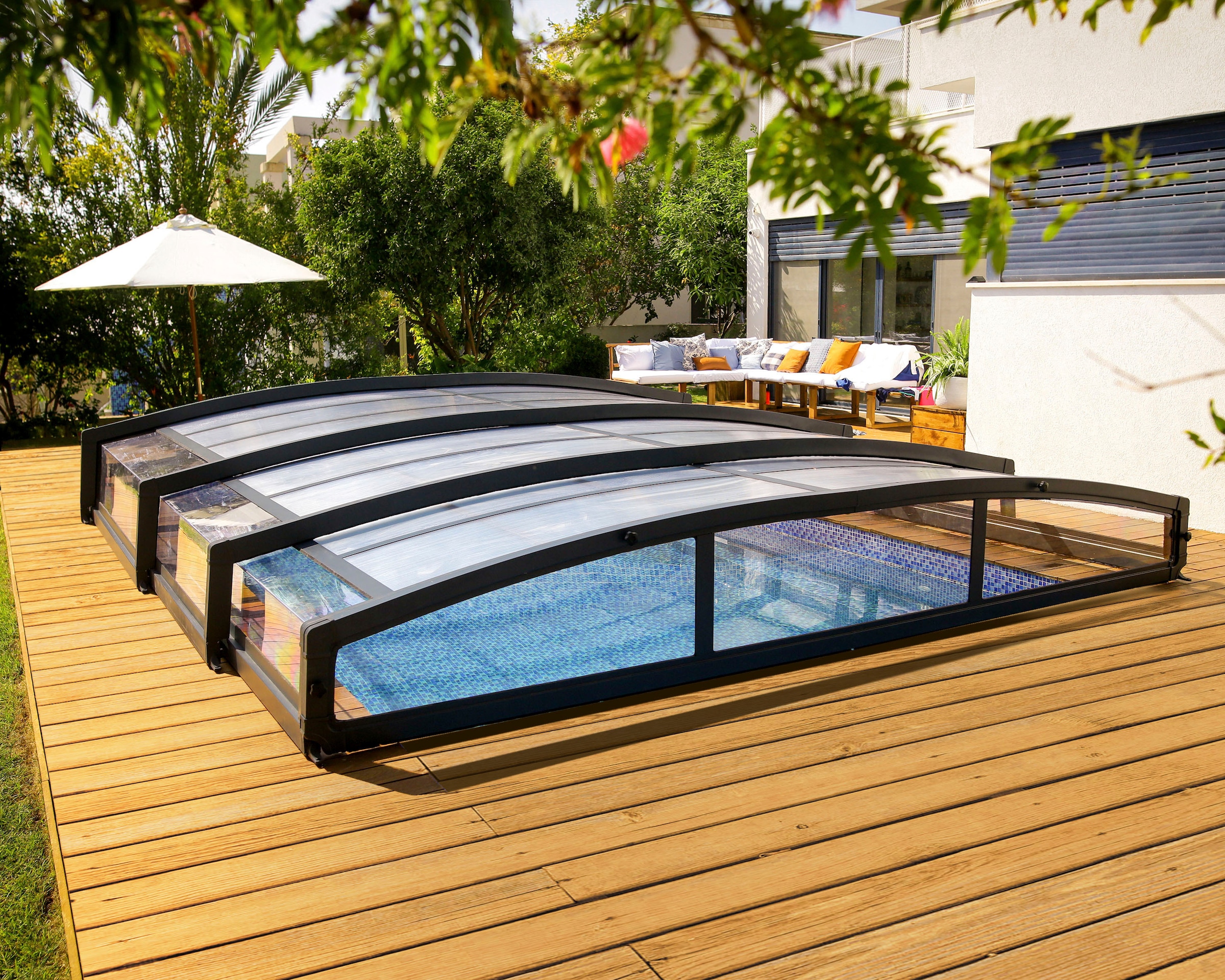 Palram - Canopia Poolverdeck »Palram - Canopia Poolüberdachung Majorca« für rechteckige Pools bis zu 4 x 6 m geeignet