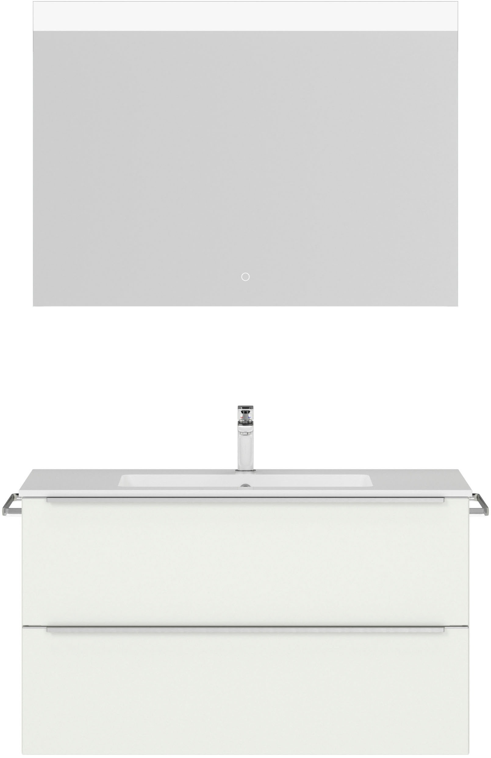 nobilia® Badmöbel-Set »Levere« vormontiert, mit Soft-Close, 2 Stk. tlg. günstig online kaufen