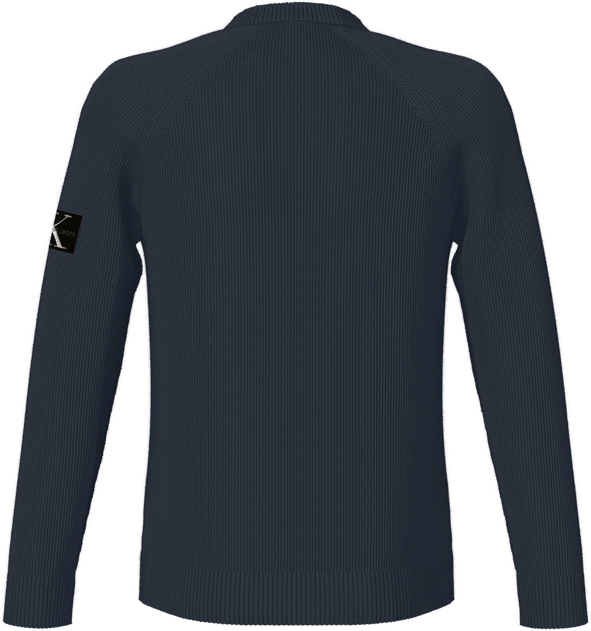 Calvin Klein Jeans Rundhalspullover »BADGE EASY SWEATER«, mit Logopatch