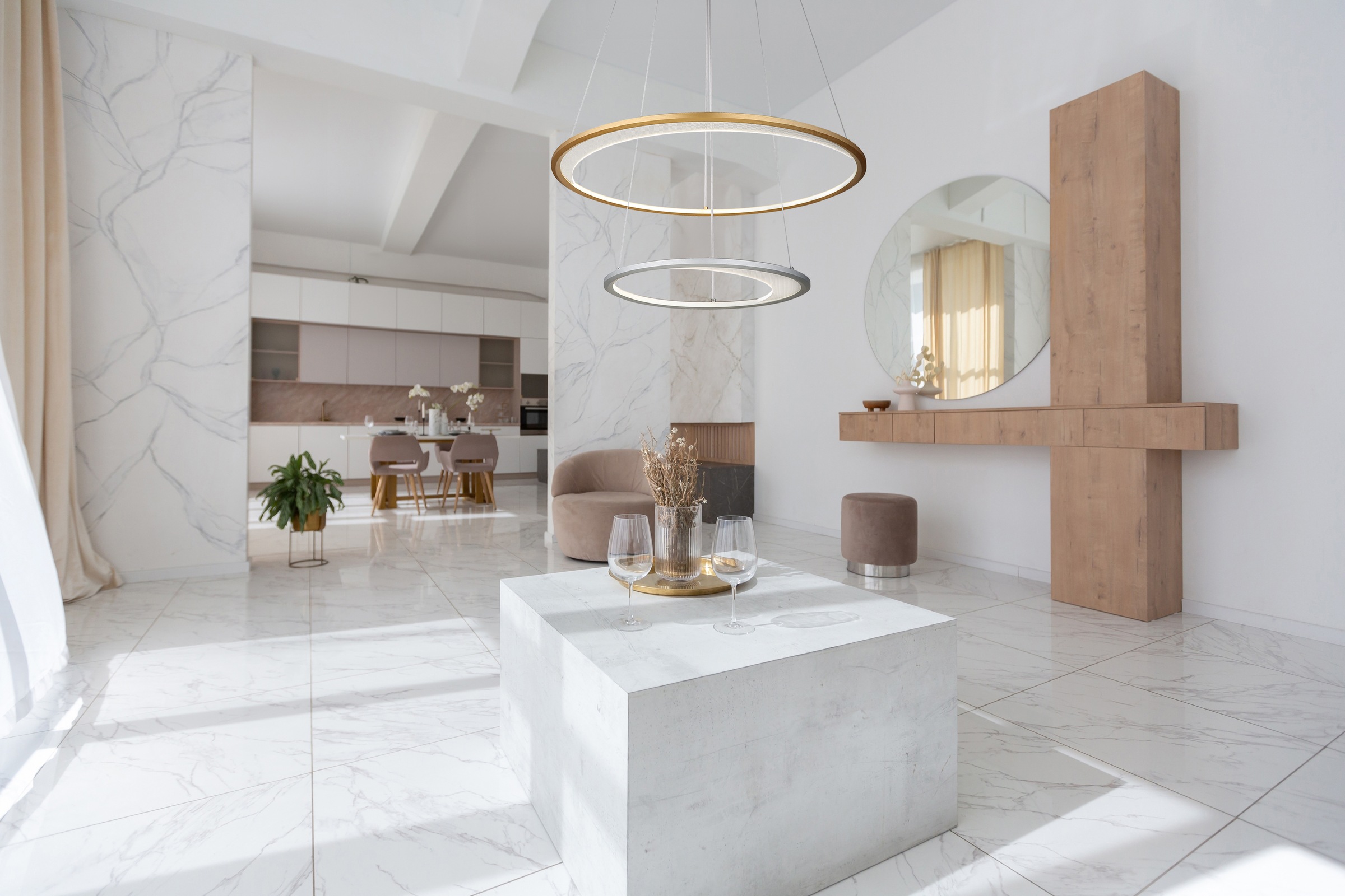 GLOBO LIGHTING Hängeleuchte »UMBRA« LED-Modul 1 Stk. warmweiß - kaltweiß Hä günstig online kaufen