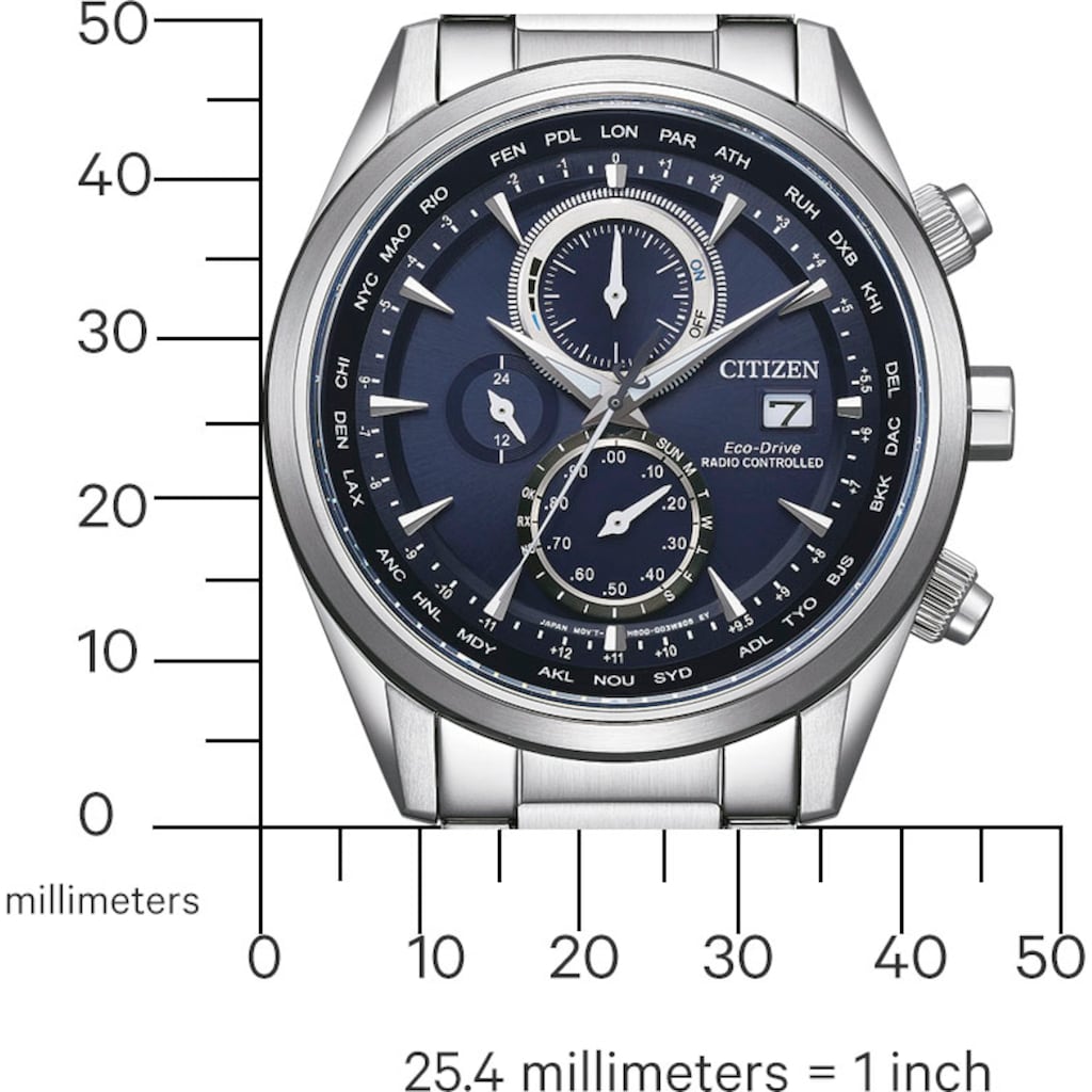 Citizen Funkuhr »AT8260-85L«, Armbanduhr, Herrenuhr, Solar