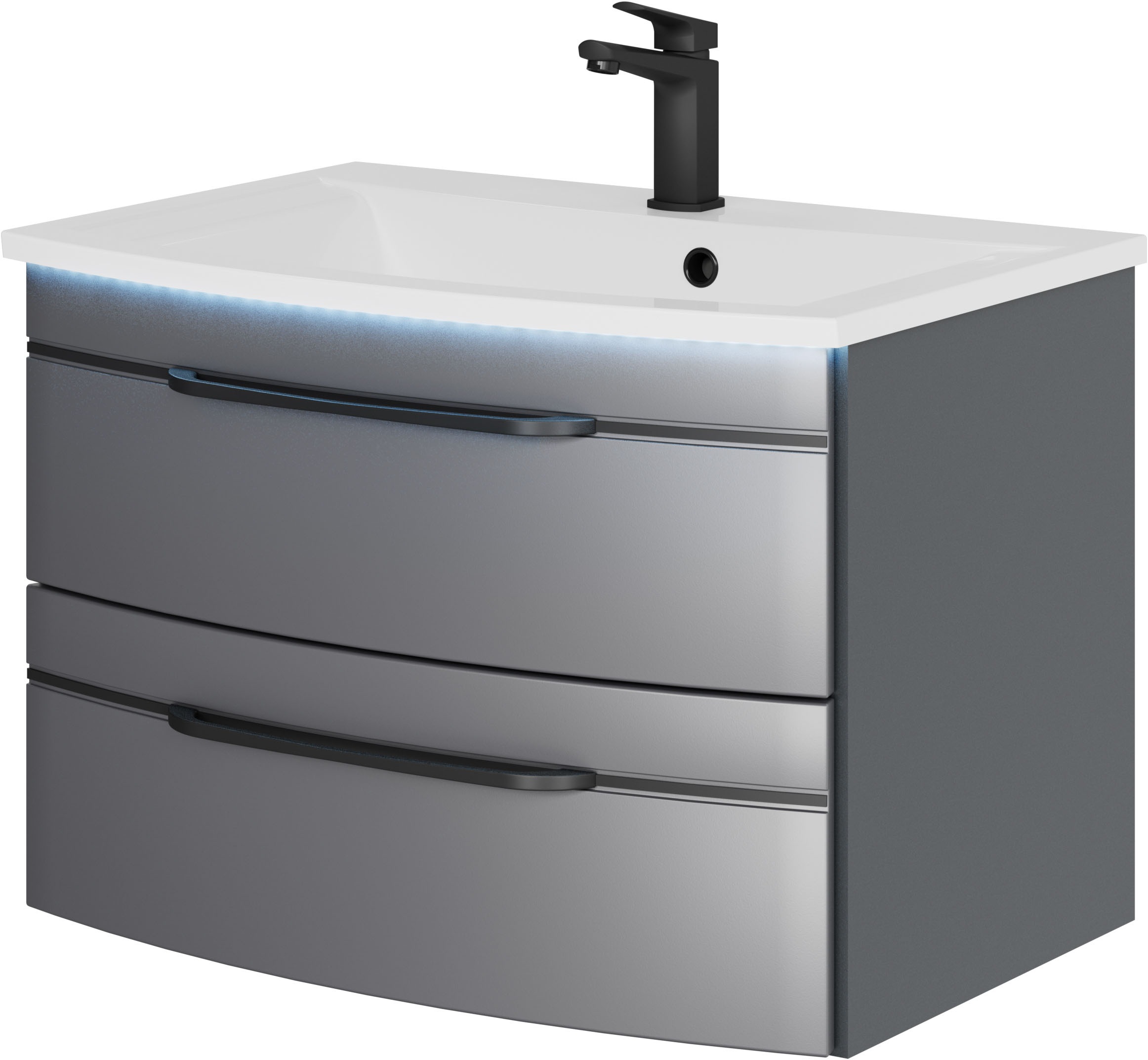 Saphir Waschtisch »Serie 7045 Mineralmarmor-Waschtisch und Unterschrank, 71 günstig online kaufen