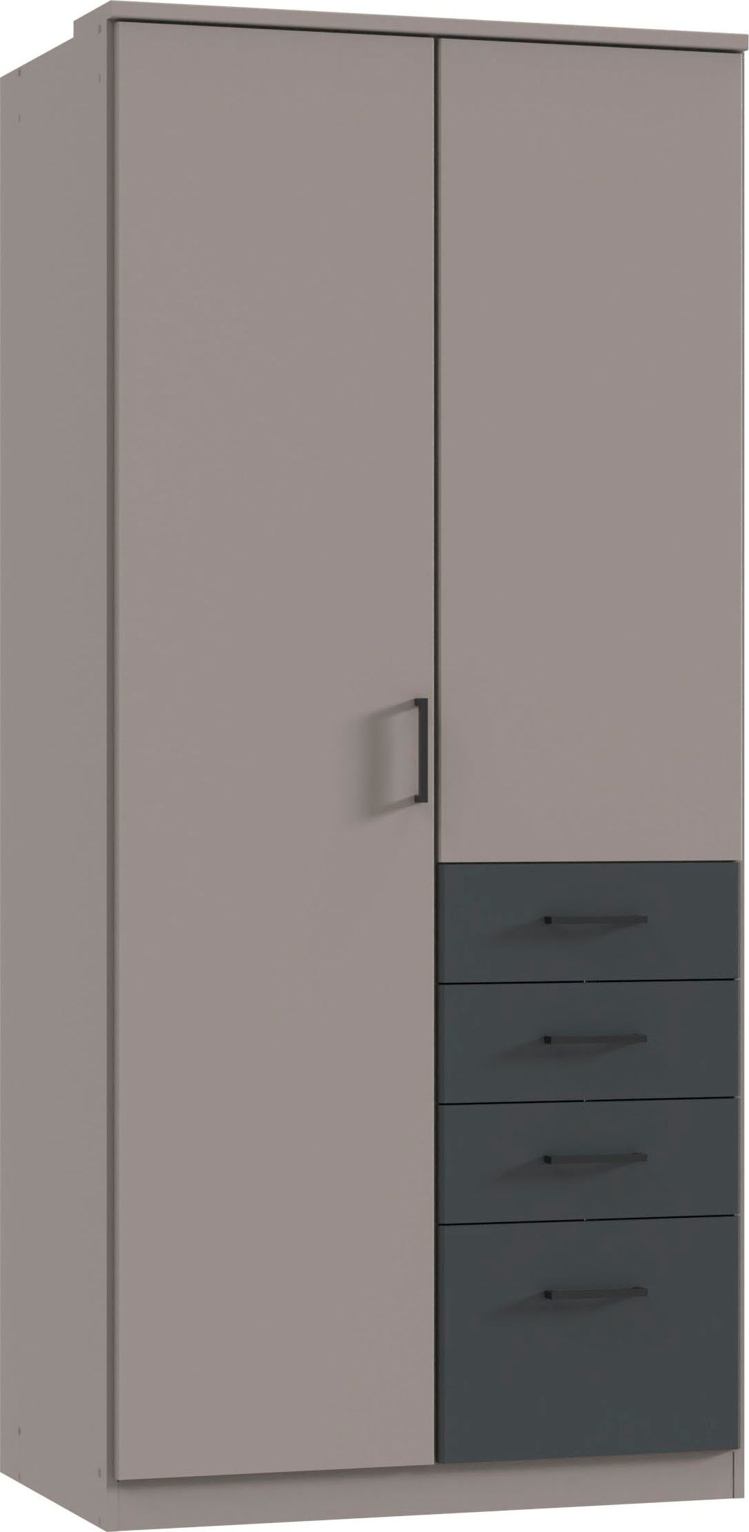 Wimex Kleiderschrank »Cottbus, in weiß oder grau modern kombiniert mit grap günstig online kaufen