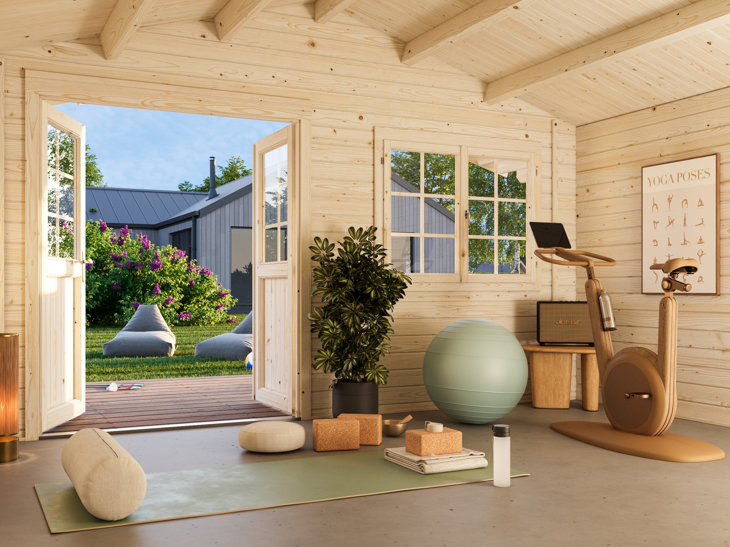 Palmako Gartenhaus »Britta« verschiedene Farben