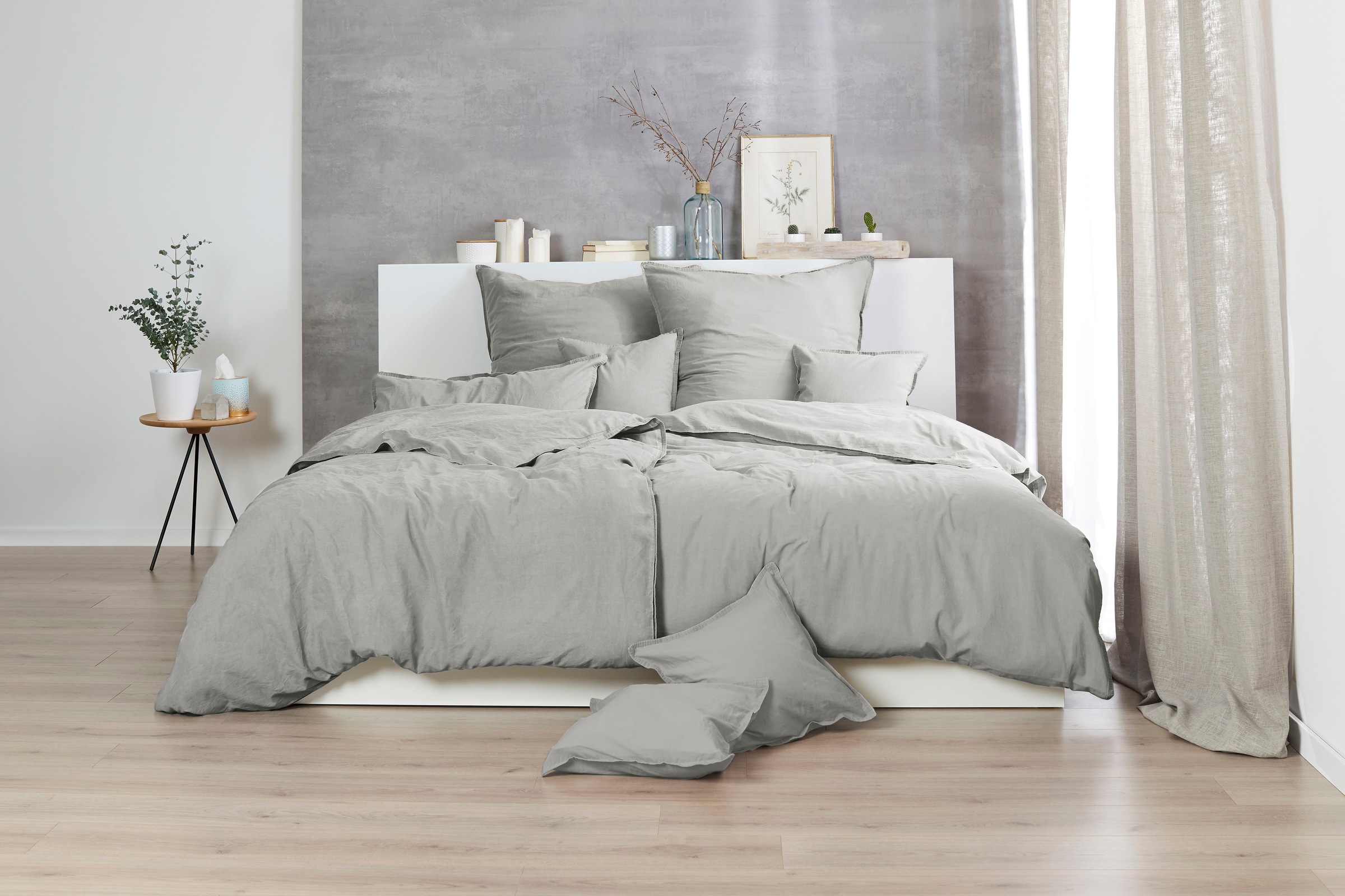 Primera Bettwäsche »Stone-Washed in Gr. 135x200, 155x220 oder 200x200 cm«, günstig online kaufen