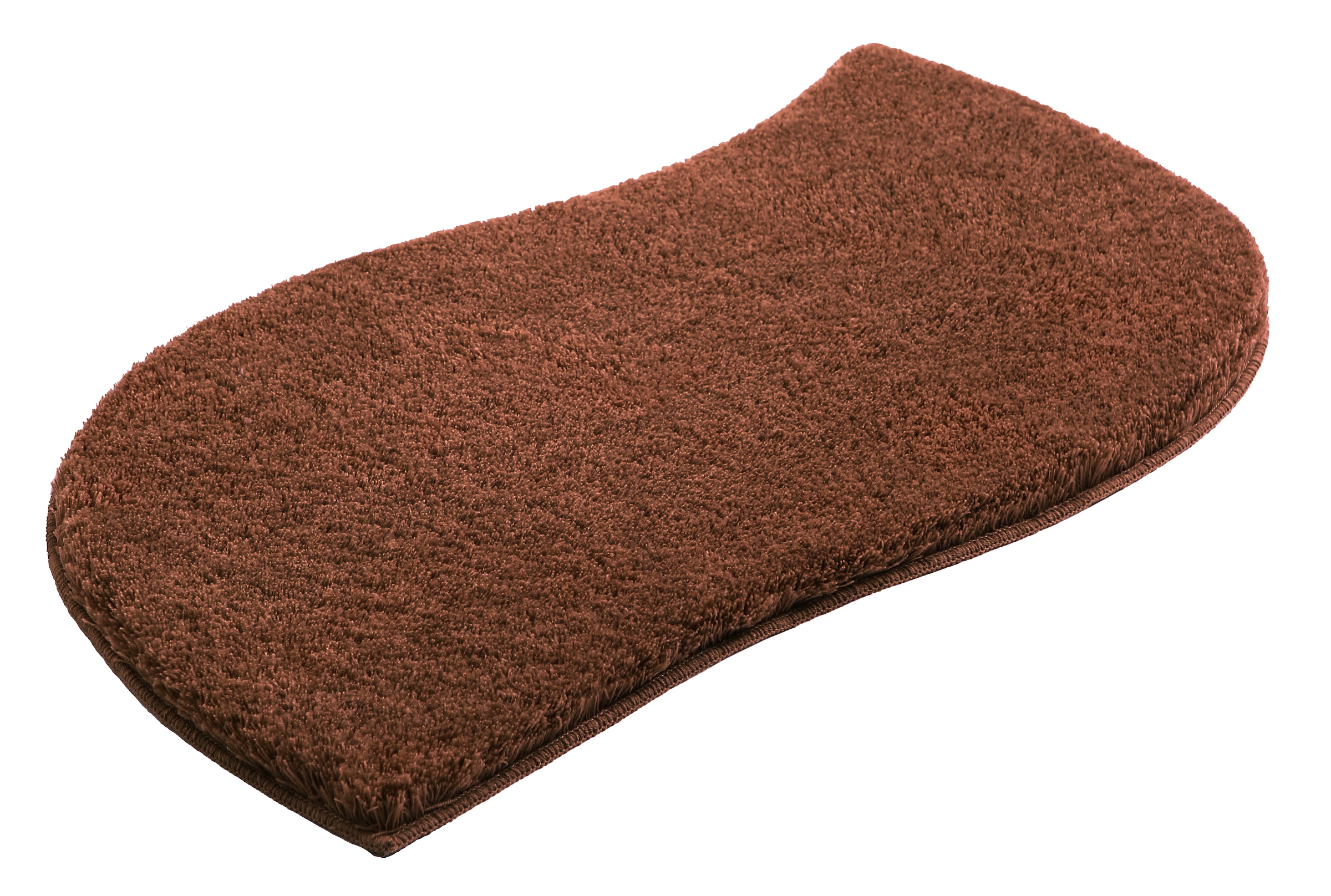 my home Badematte »Merida, Badvorleger, Badezimmer Teppich«, rutschhemmend beschichtet, fußbodenheizungsgeeignet-schnell trocknend-strapazierfähig, Badteppich, Uni Farben, rechteckig, rund & als 2-tlg. Set erhältlich