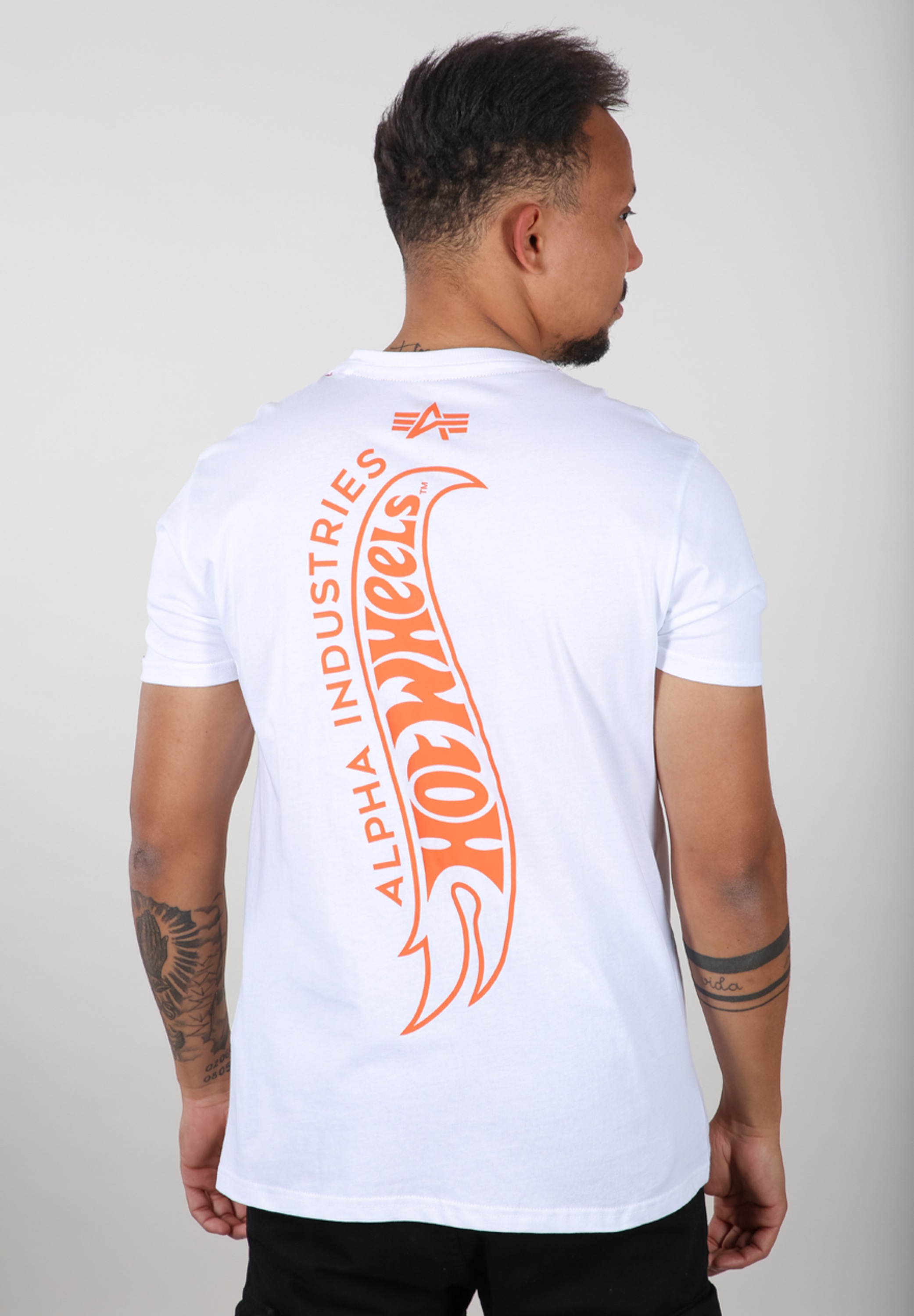 Alpha Industries Longsleeve »Alpha Industries Men - T-Shirts Hot Wheels Back Print T-Shirt«