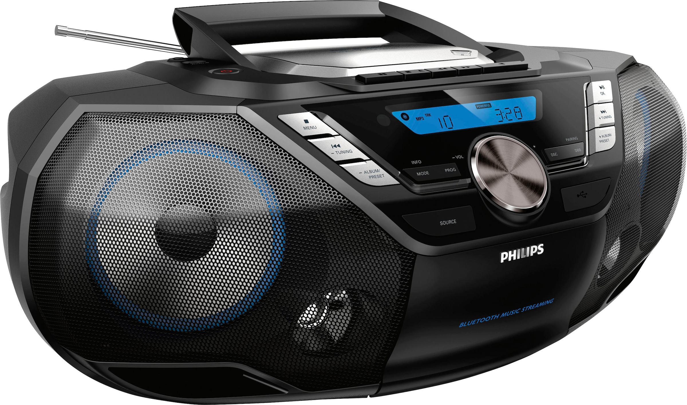 Philips Radio »AZB798T«, (Bluetooth Digitalradio (DAB+)-UKW mit RDS 12 W)