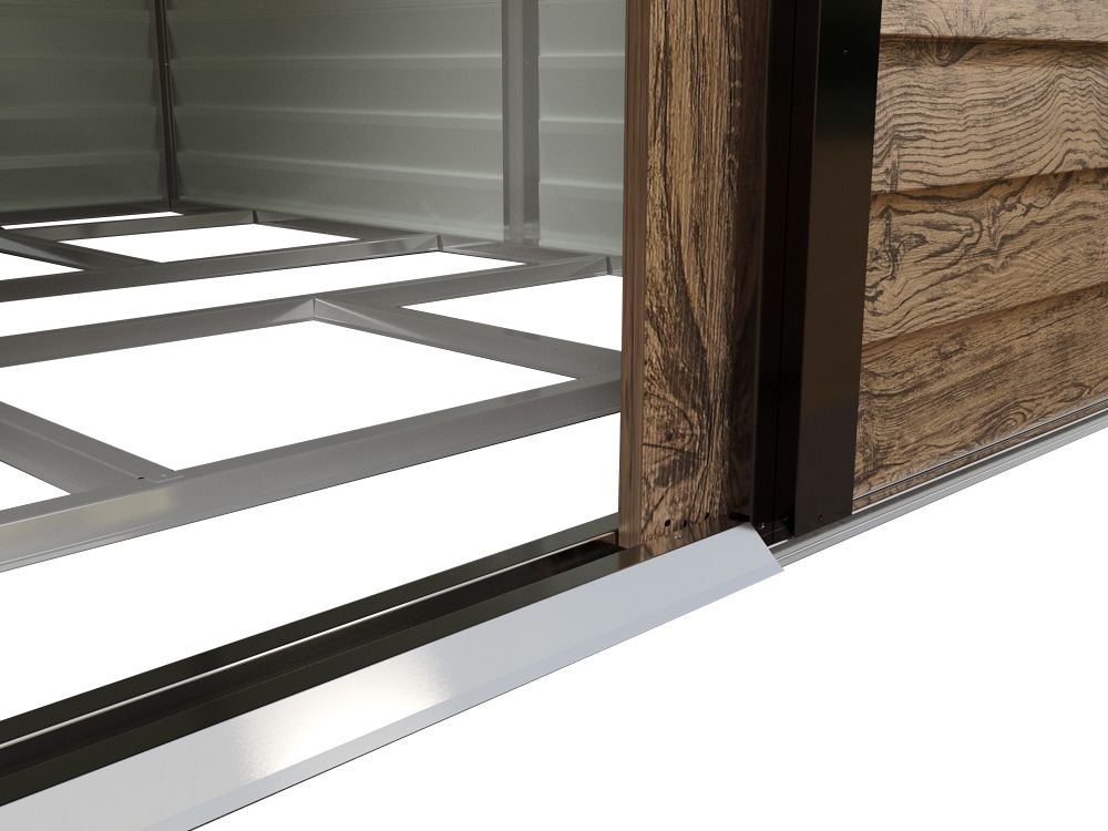 KONIFERA Gerätehaus »Metall« mit Fundamentrahmen