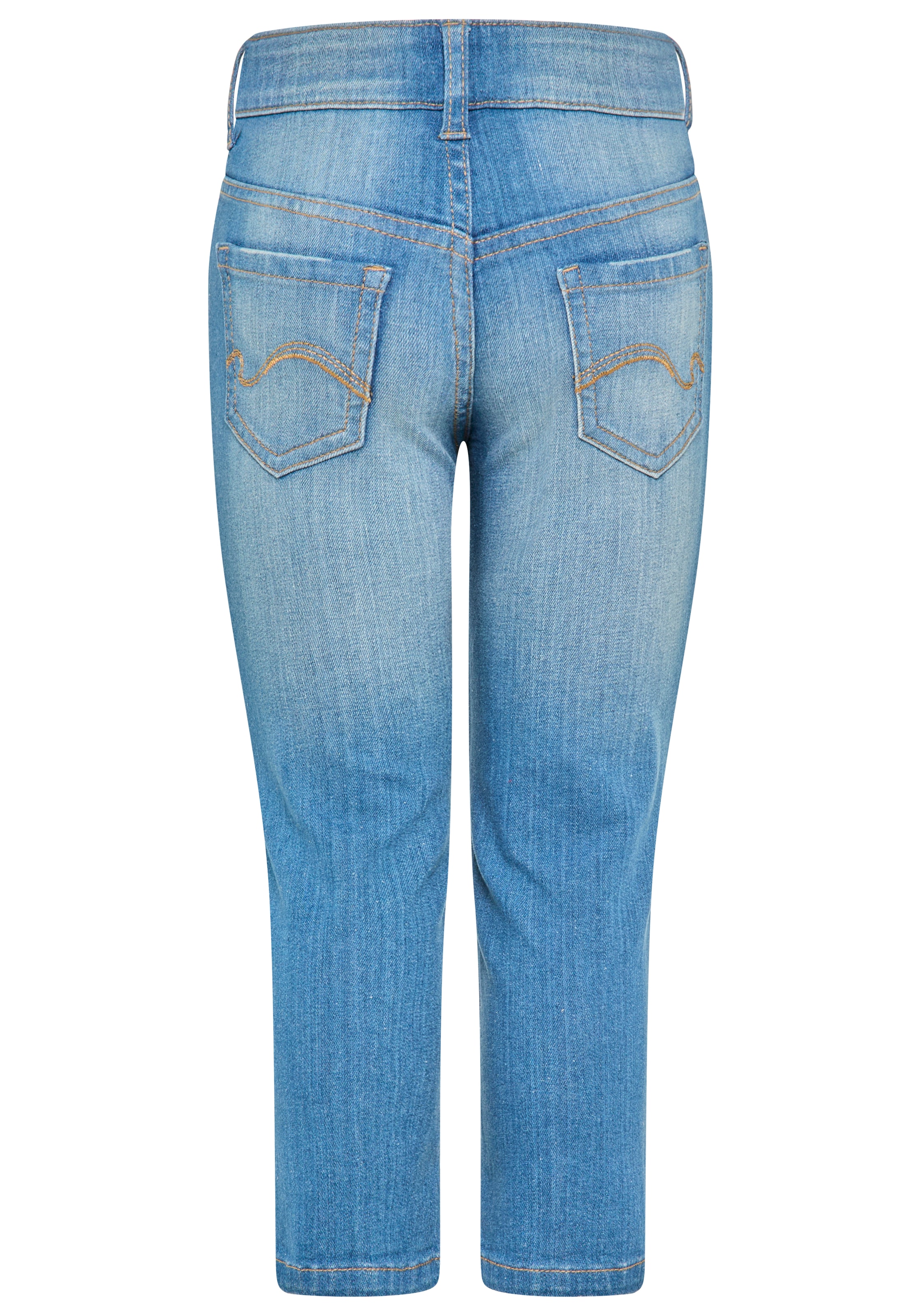 KangaROOS Stretch-Jeans »Stretchjeans mit Applikation«, Jeans mit süßen Sternen-Aufnähern