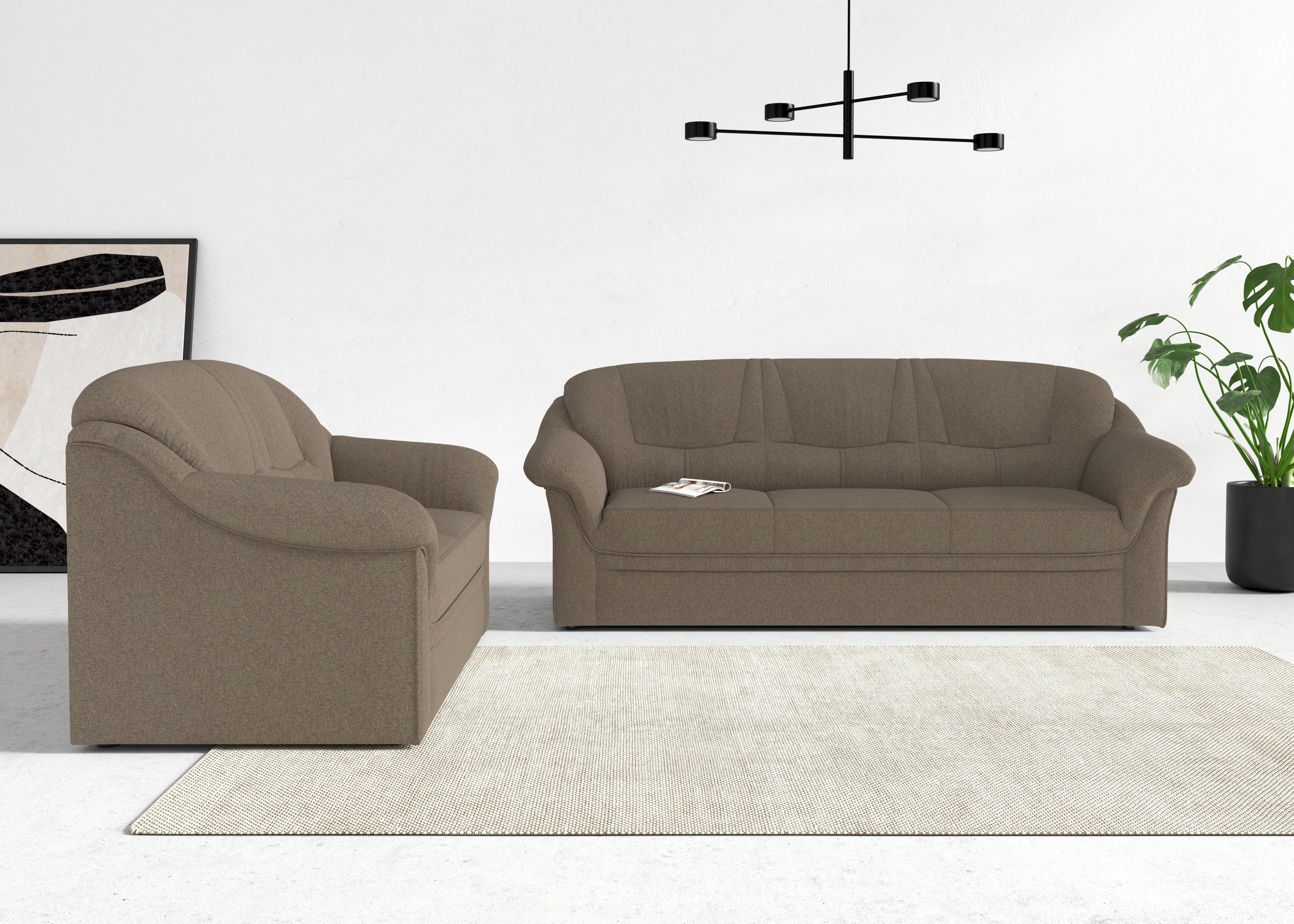 DOMO collection 2-Sitzer "Montana für kleine Räume, Breite 146cm, komfortab günstig online kaufen
