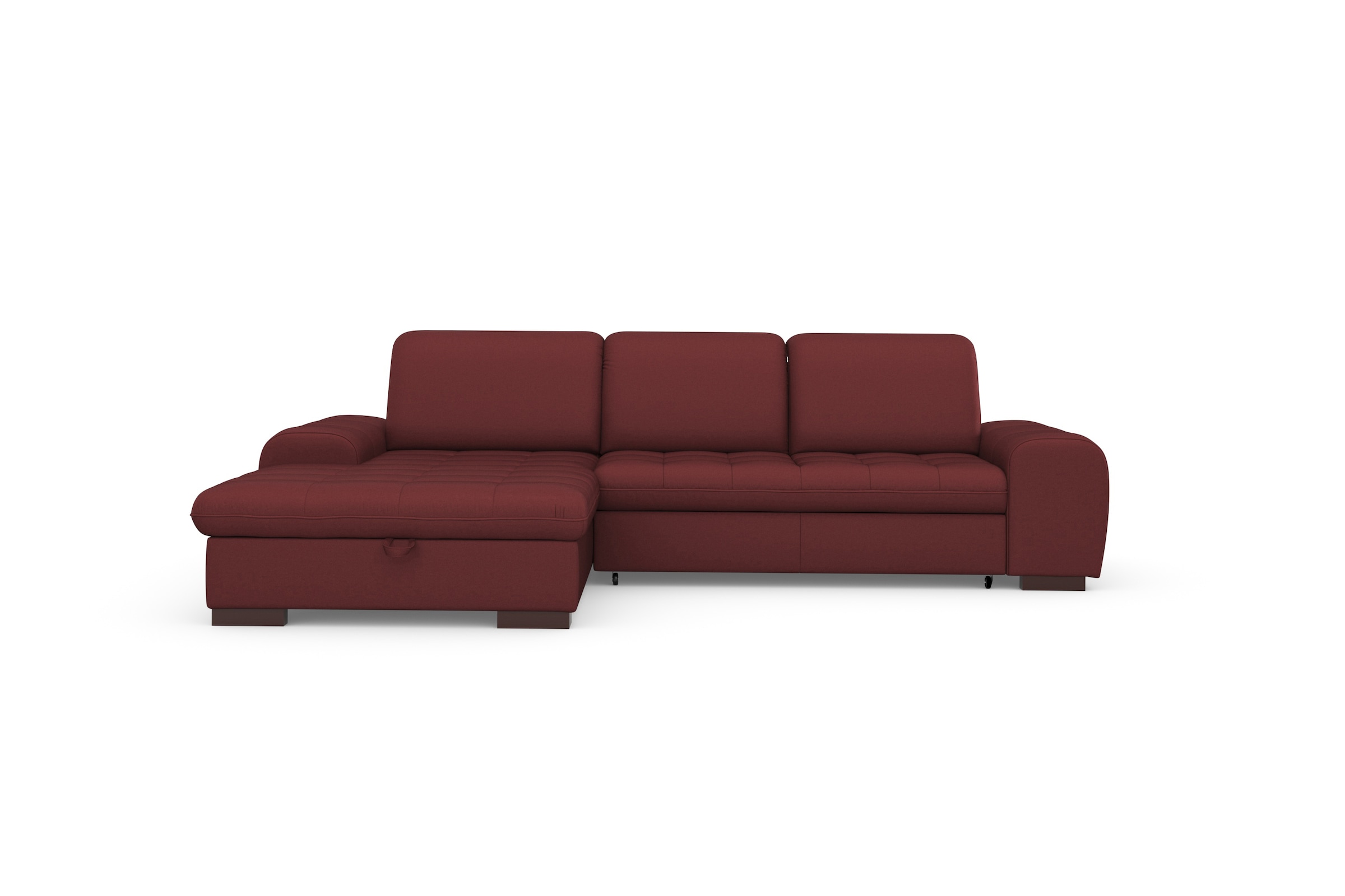 sit&more Ecksofa »Luxor L-Form«, wahlweise mit Bettfunktion, Bettkasten und Kopfteilverstellung