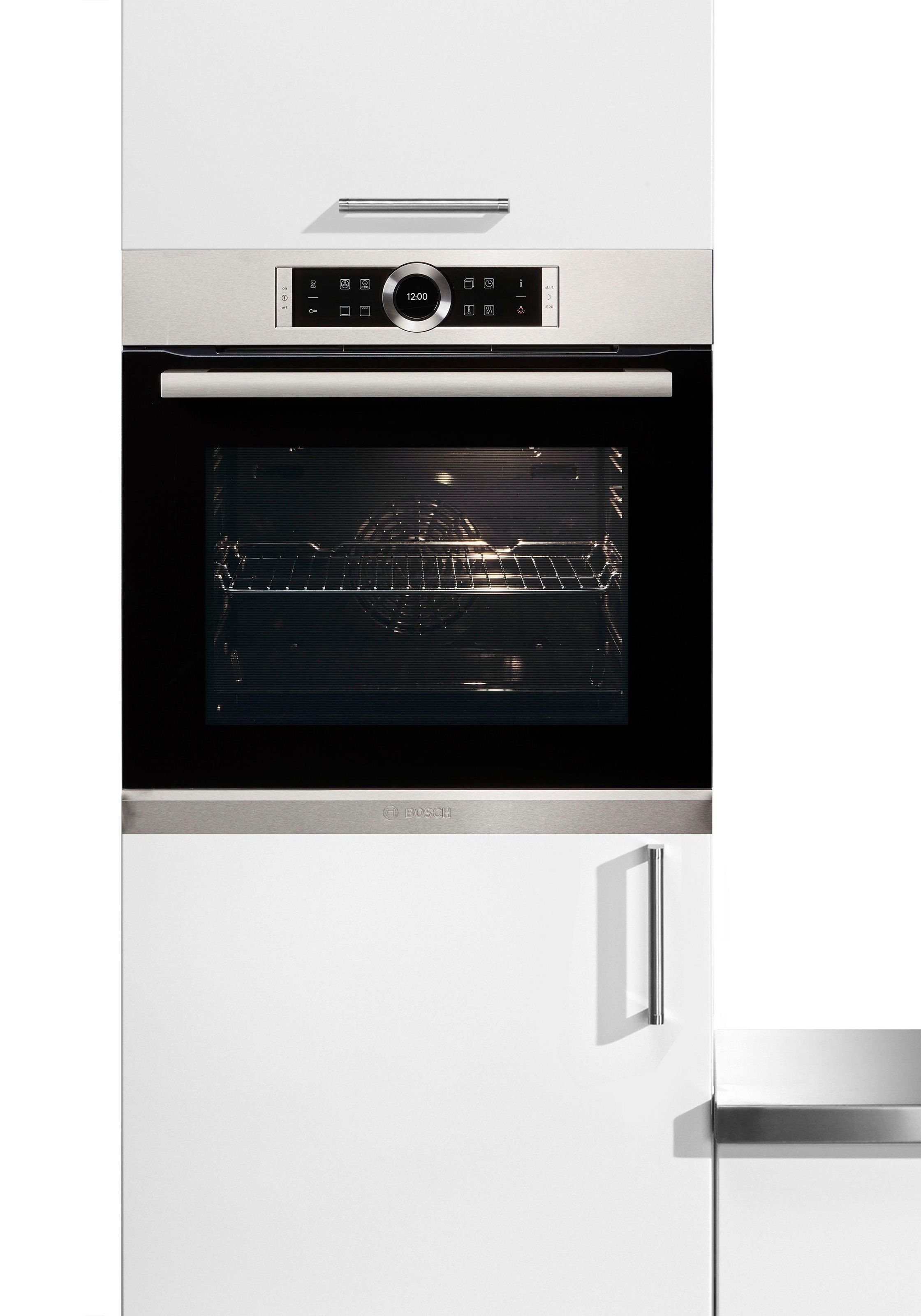 Bild von BOSCH Einbaubackofen »HBG632TS1«, 8, HBG632TS1, mit 3-fach-Teleskopauszug