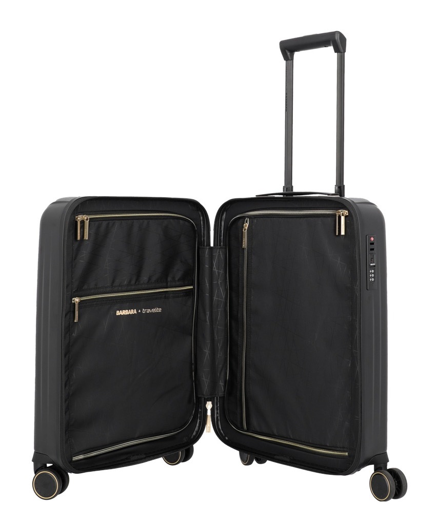 travelite Hartschalen-Trolley »BARBARA & travelite | BARBARA NOVELTY, verschiedene Größen und Farben«, 4 Rollen, Hartschalen-Kofferset Reisegepäck Volumenerweiterung bei M