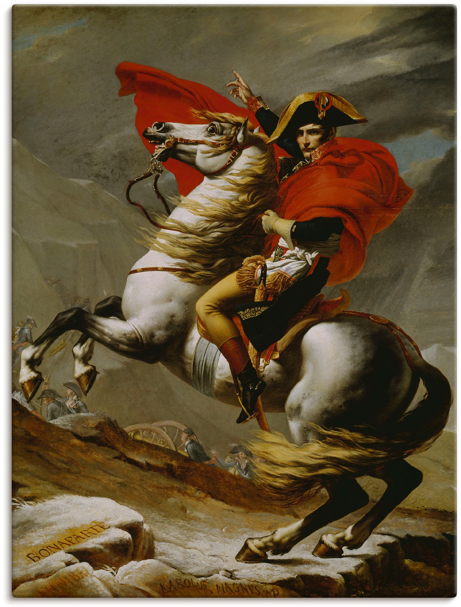 Artland Wandbild "Napoleon bei der Überquerung der Alpen.", Menschen, (1 St günstig online kaufen